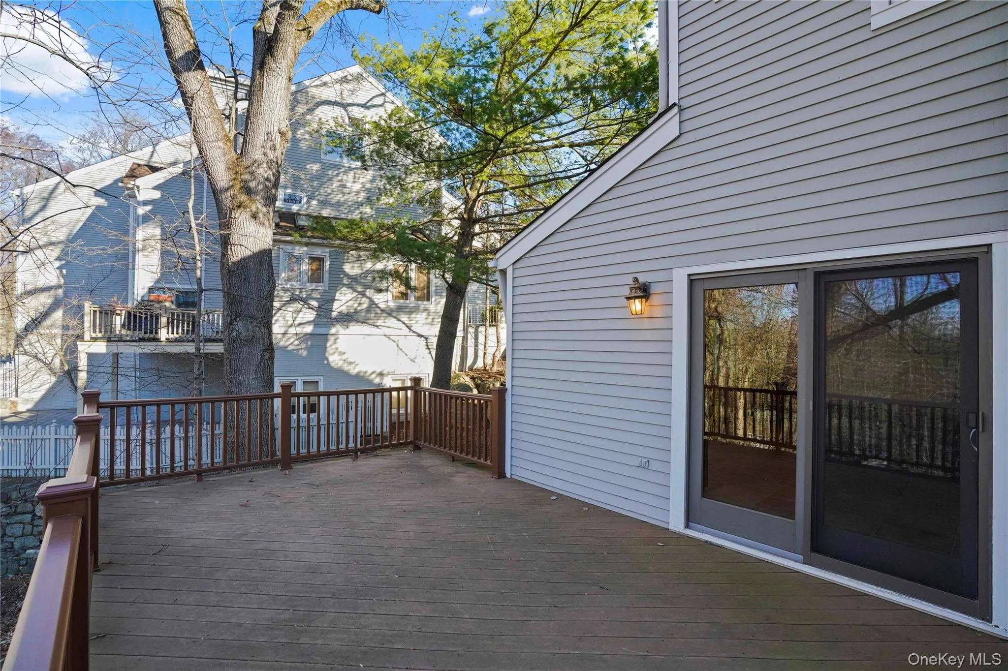 View of wooden terrace View of wooden terrace