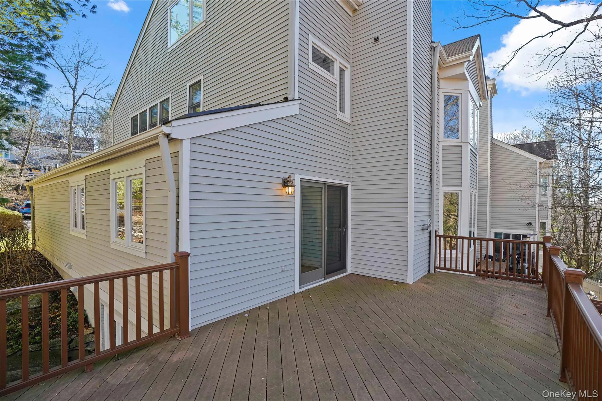 View of wooden deck View of wooden deck