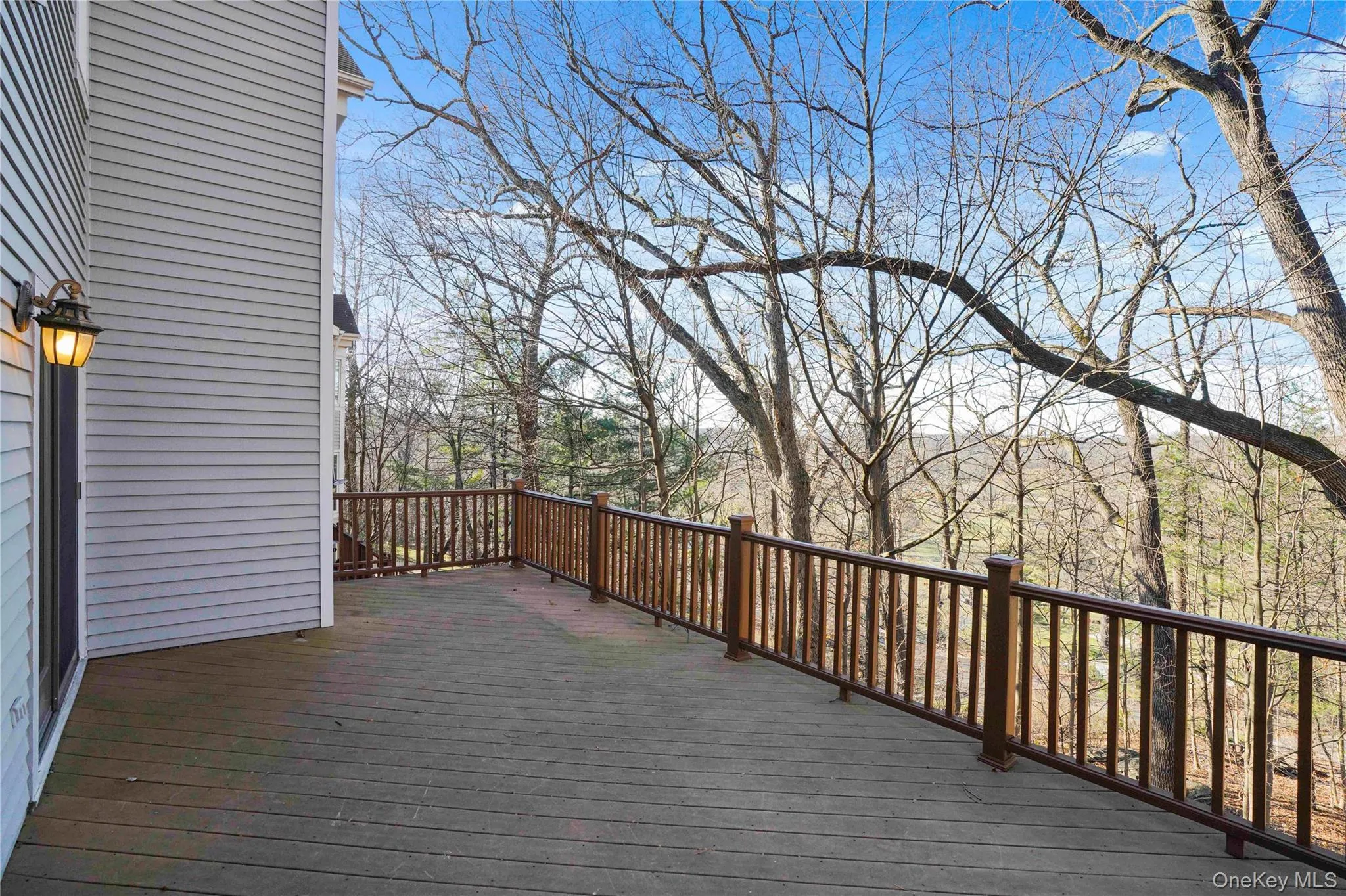 View of wooden terrace View of wooden terrace