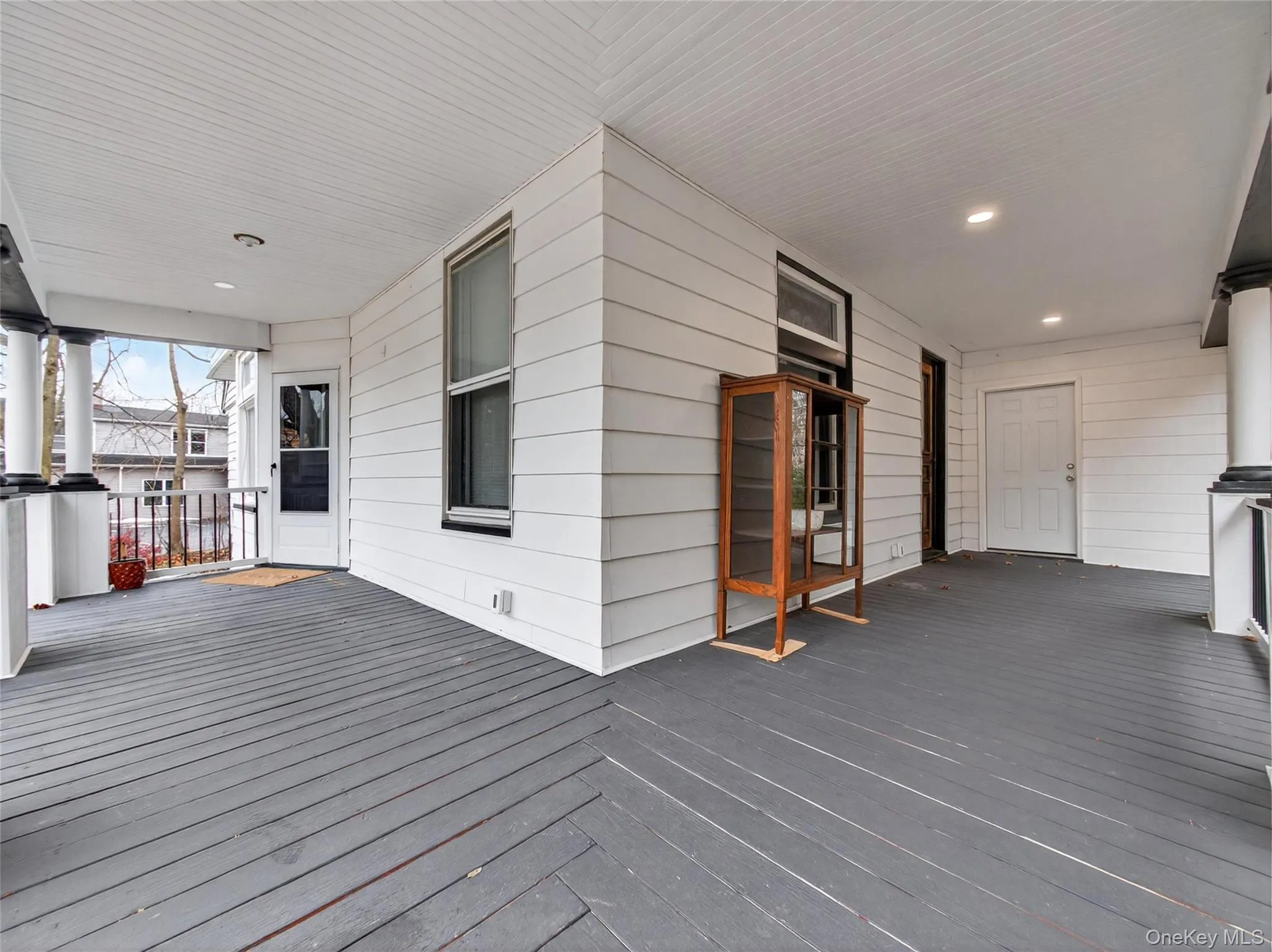 View of wooden deck View of wooden deck
