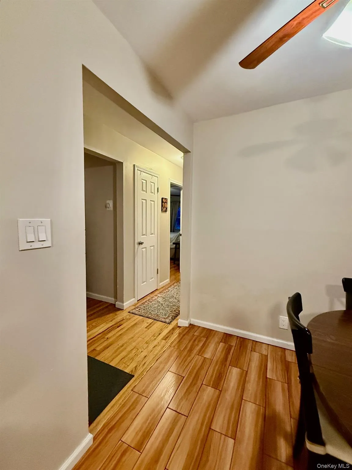 Corridor with wood floors Corridor with wood floors