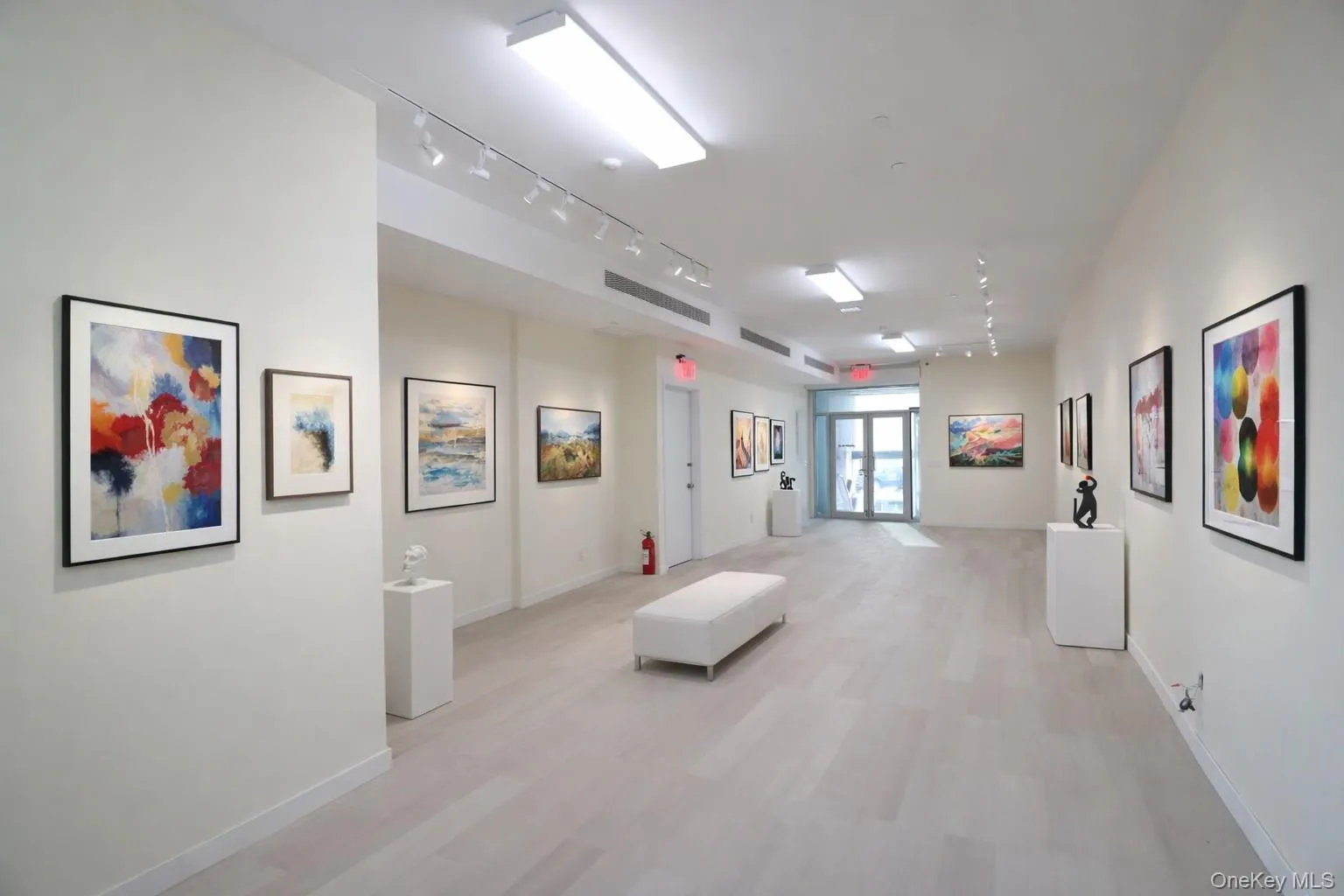 Virtually staged art gallery Virtually staged art gallery