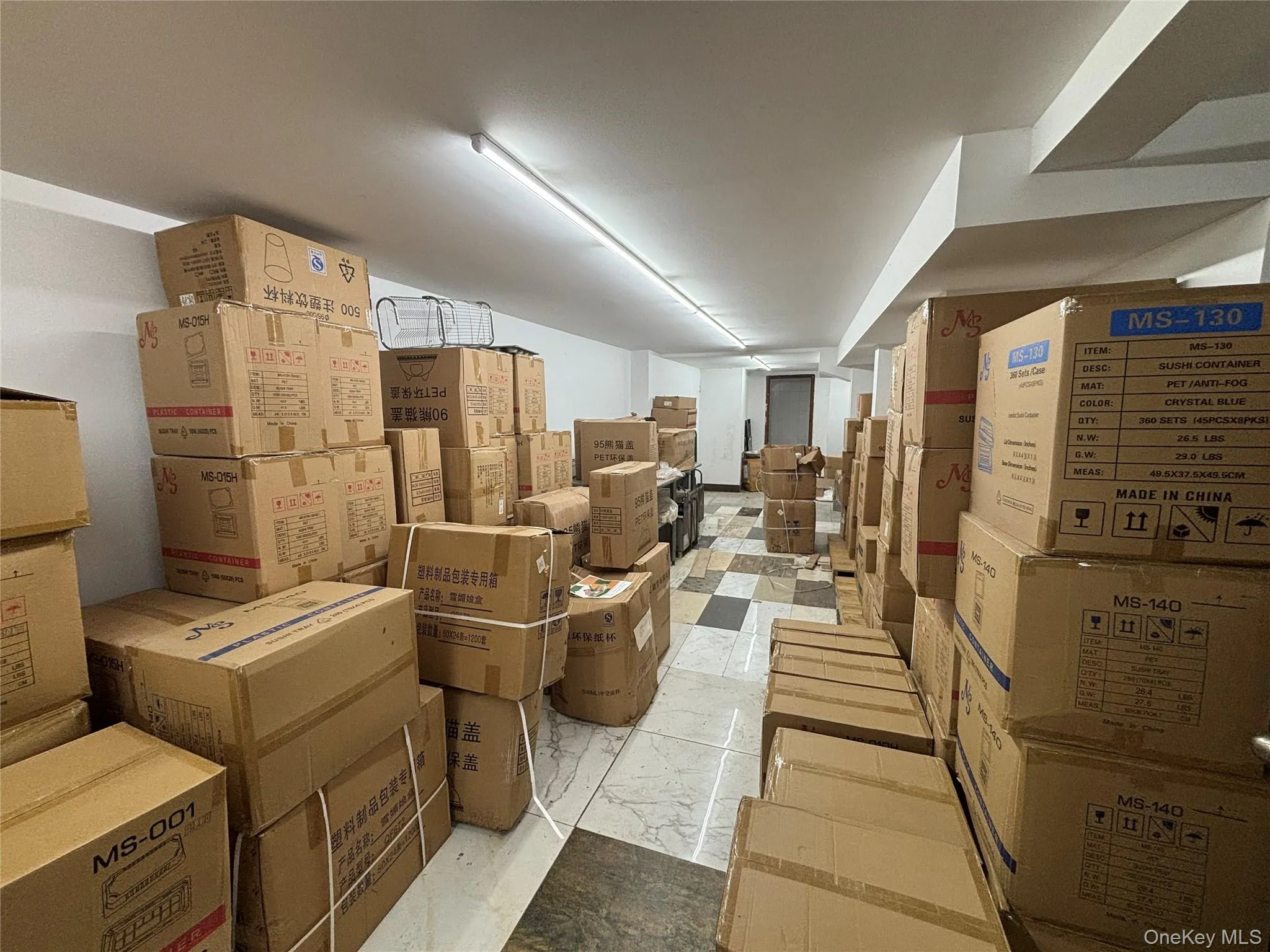 View of storage room View of storage room