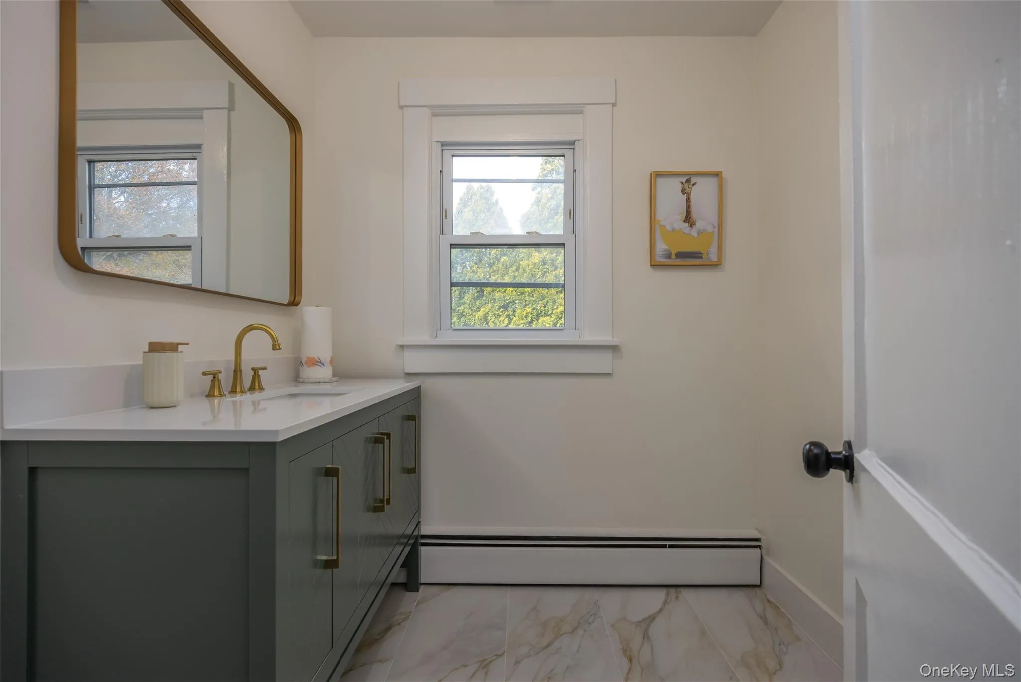 Renovated and roomy 1/2 bath Renovated and roomy 1/2 bath