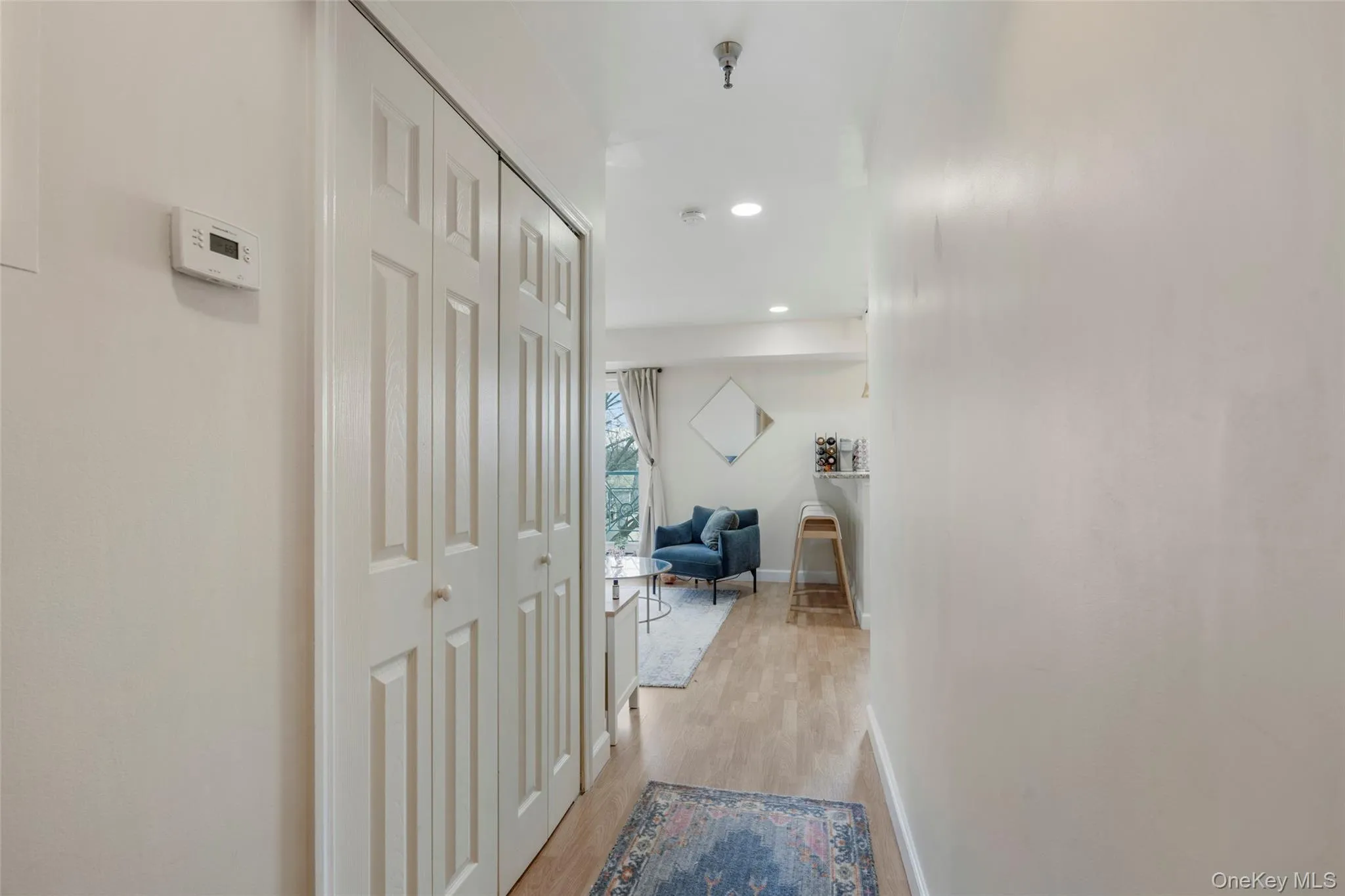The entry features generous closet space. The entry features generous closet space.
