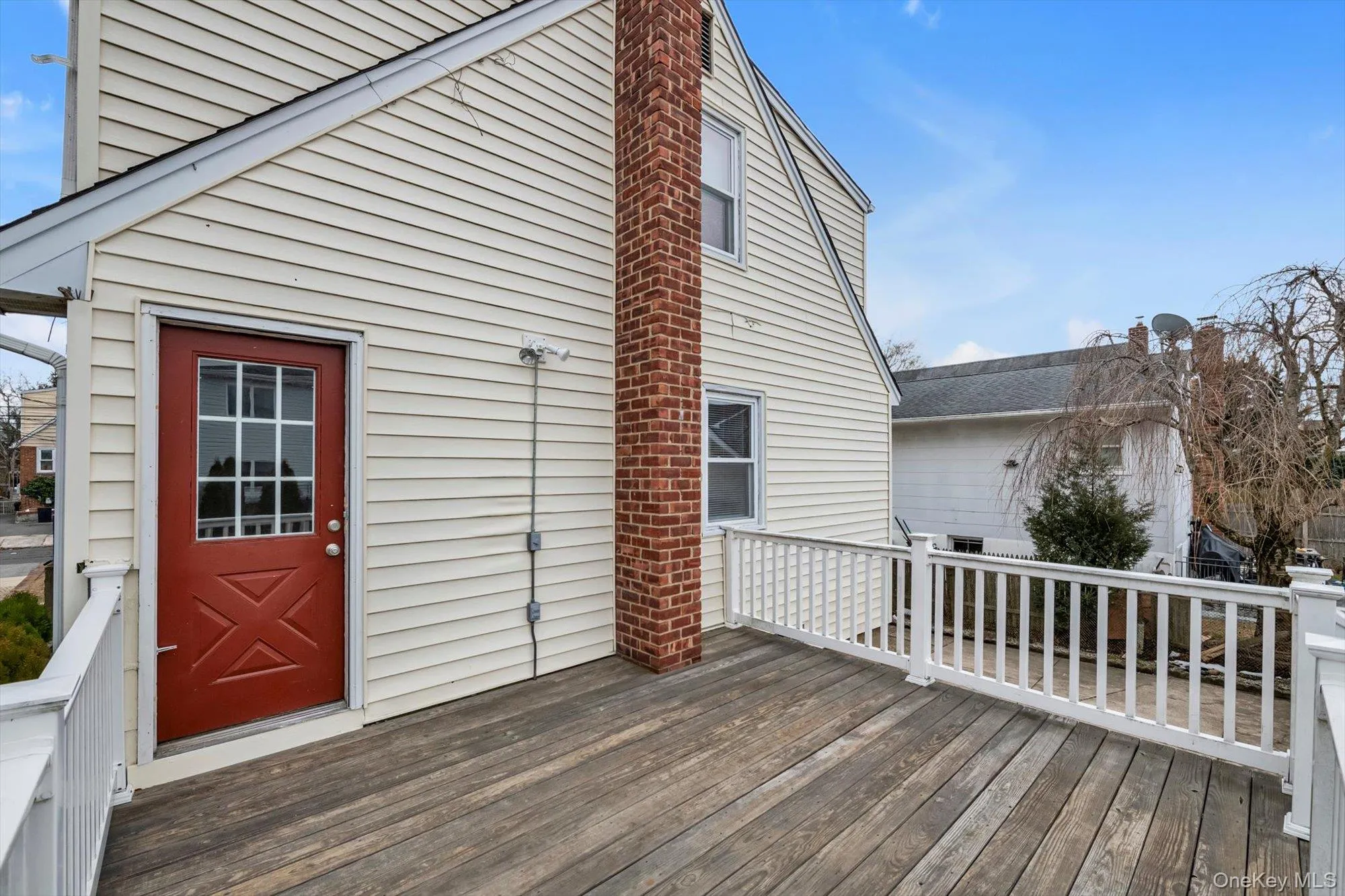 View of wooden terrace View of wooden terrace