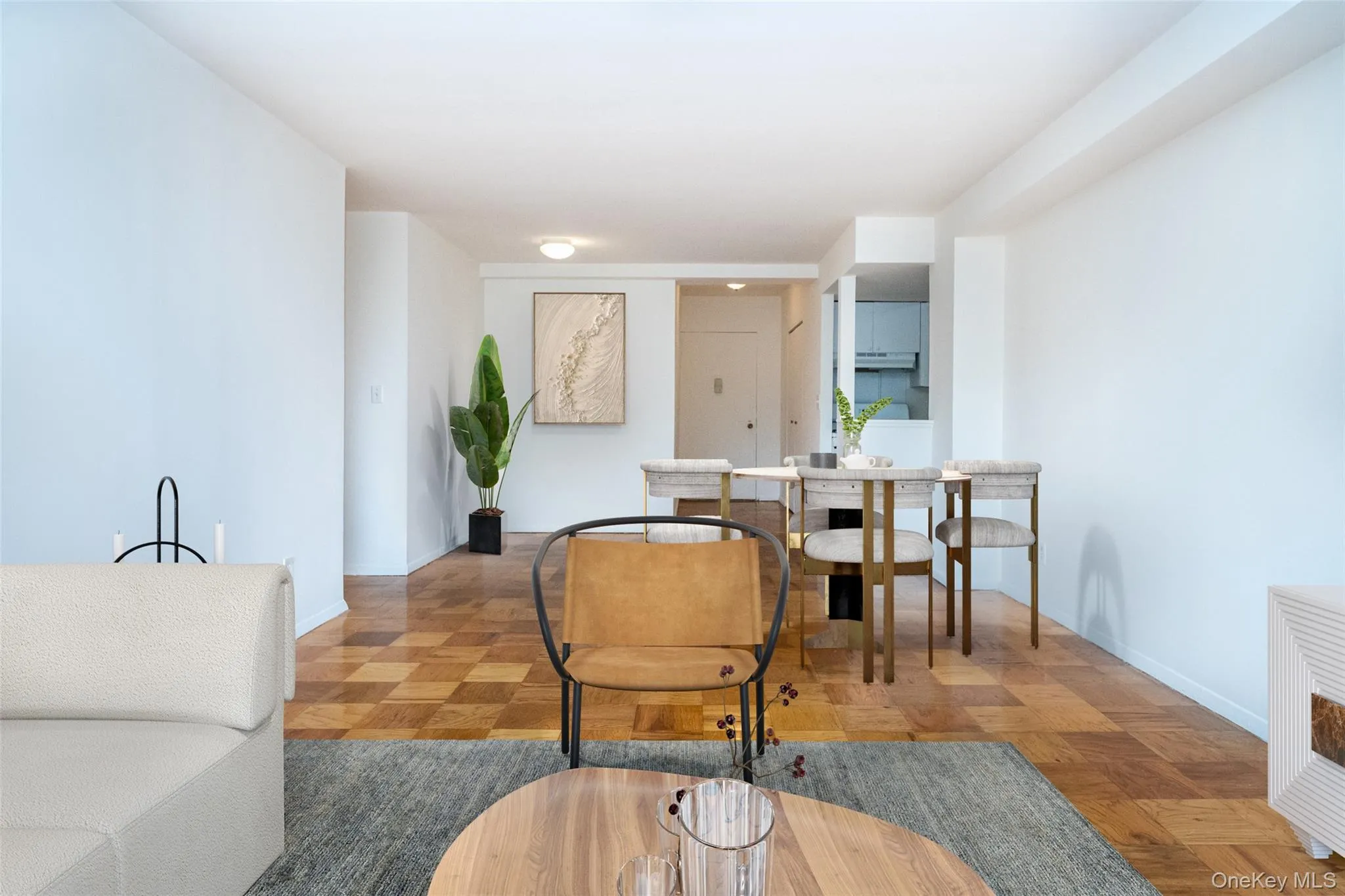 Living room featuring baseboards Living room featuring baseboards