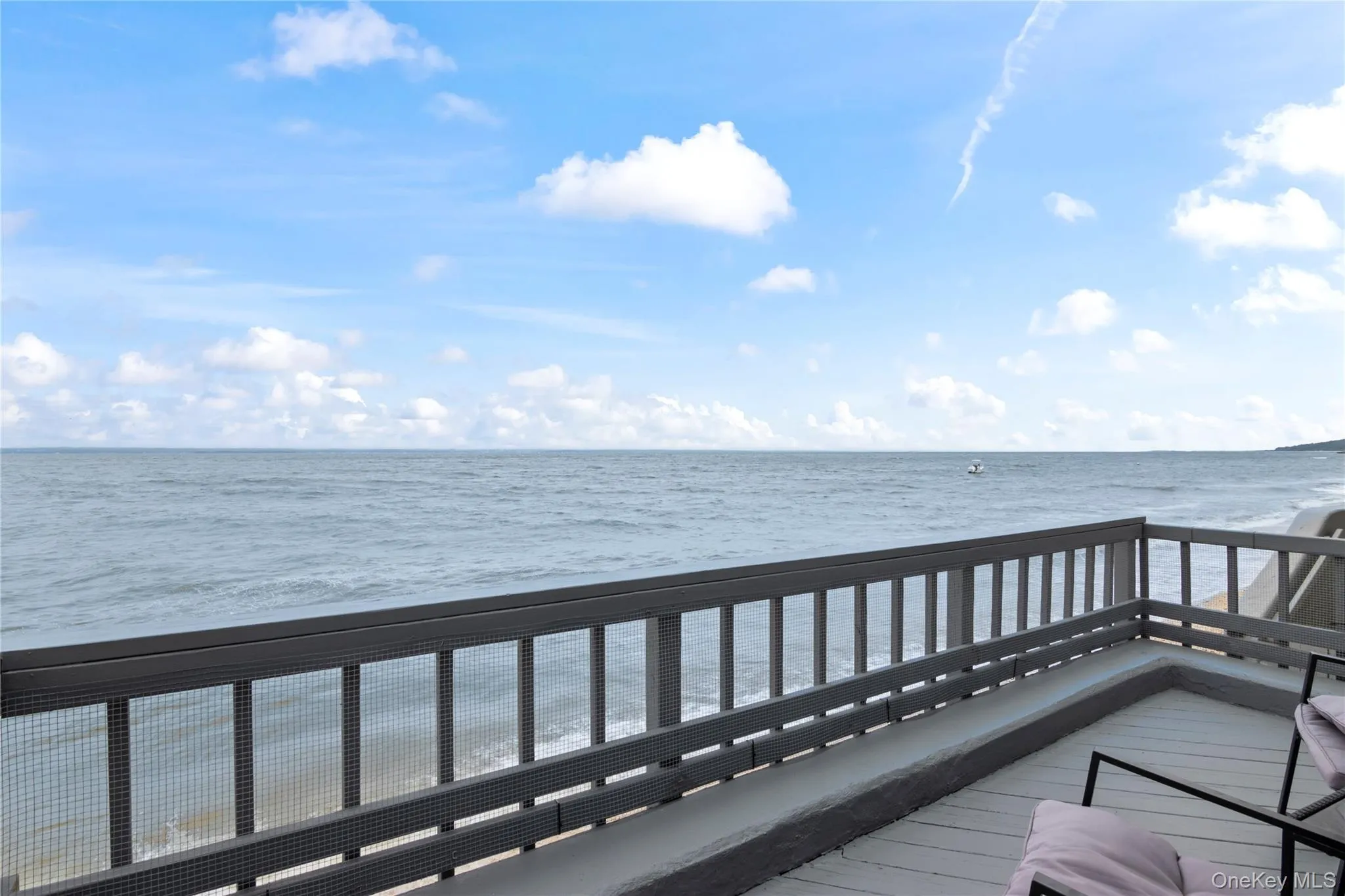 Balcony overlooking the Long Island Sound Balcony overlooking the Long Island Sound
