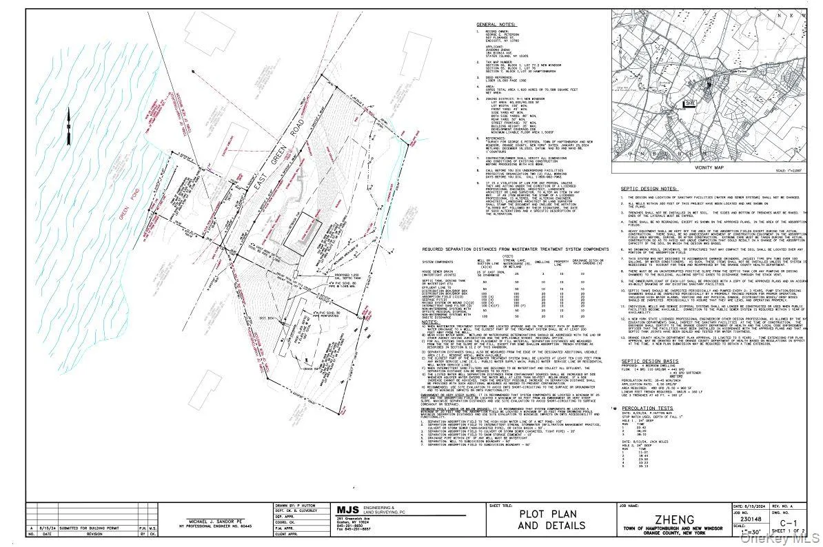 Survey map / technical document Survey map / technical document