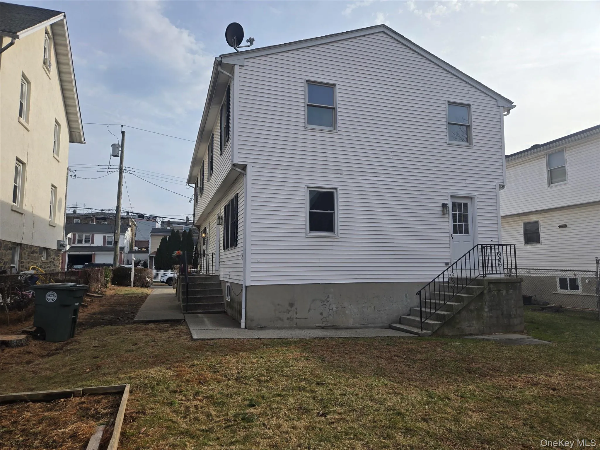 Back of property Back of property