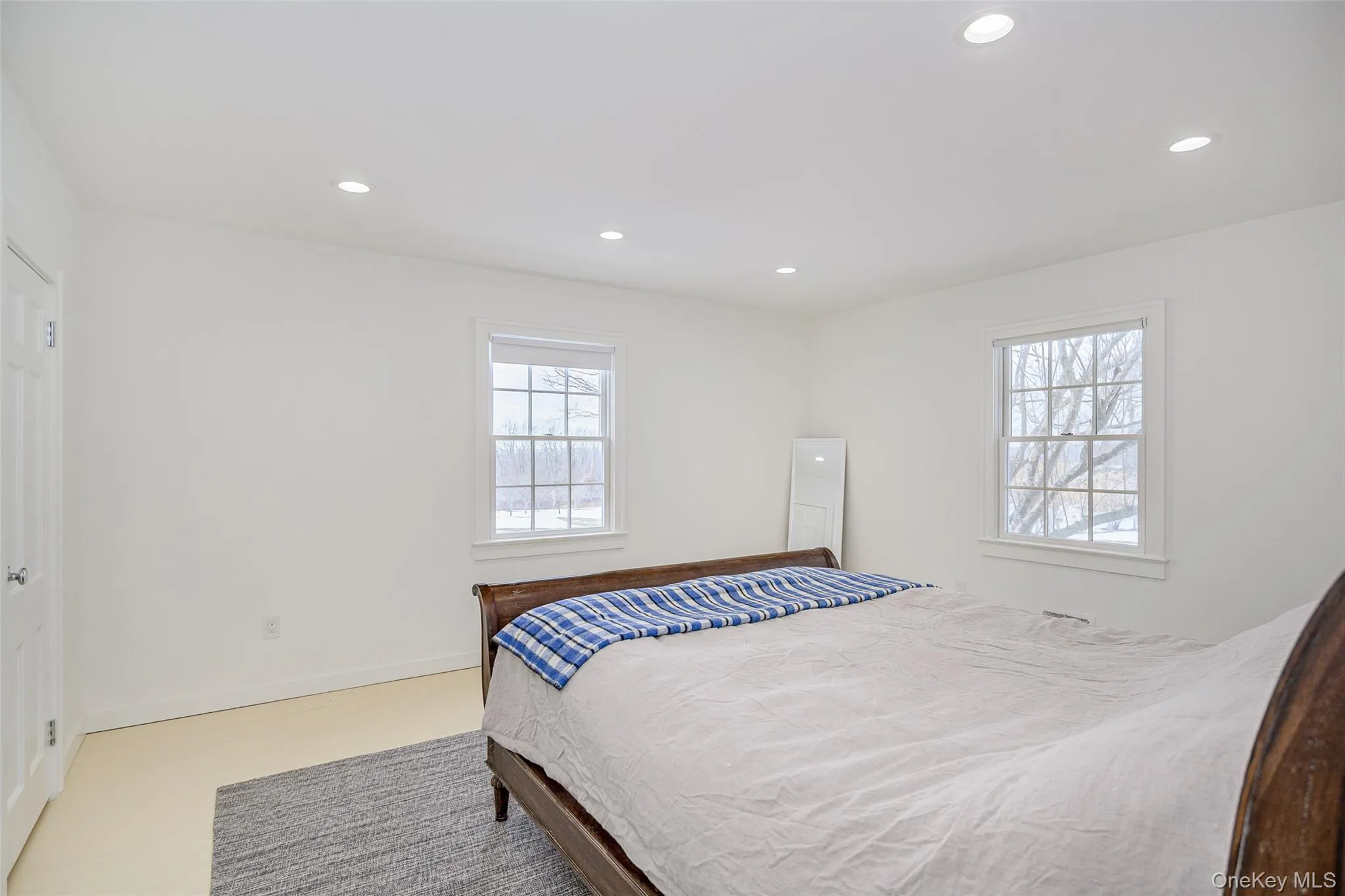 Bedroom with recessed lighting and baseboards Bedroom with recessed lighting and baseboards