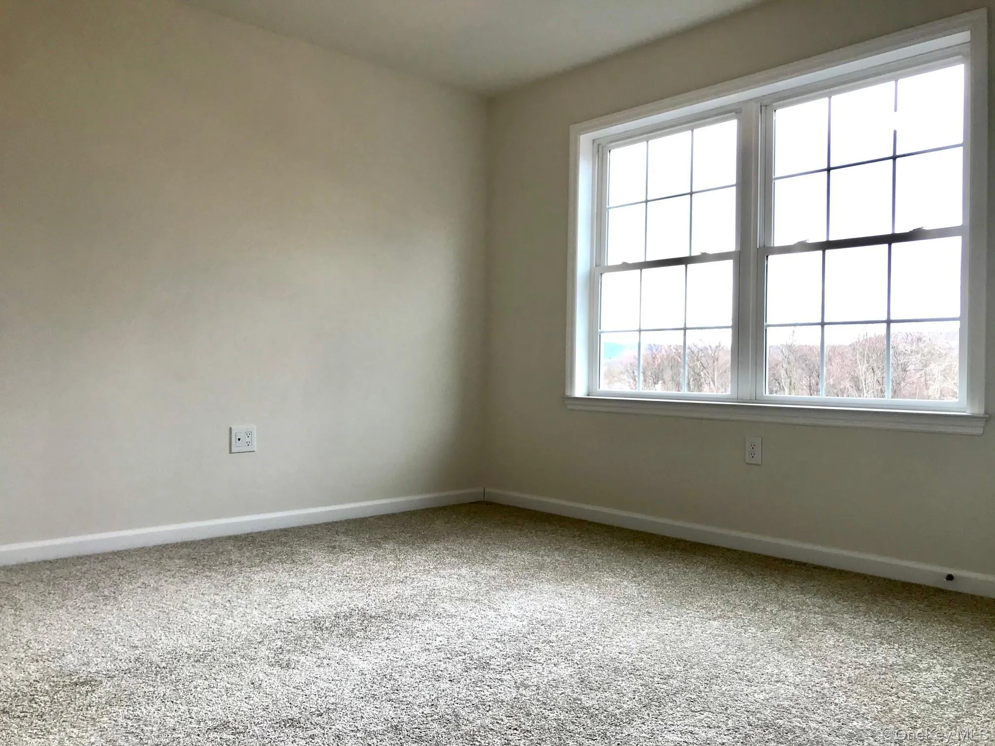 Unfurnished room with carpet floors and baseboards Unfurnished room with carpet floors and baseboards