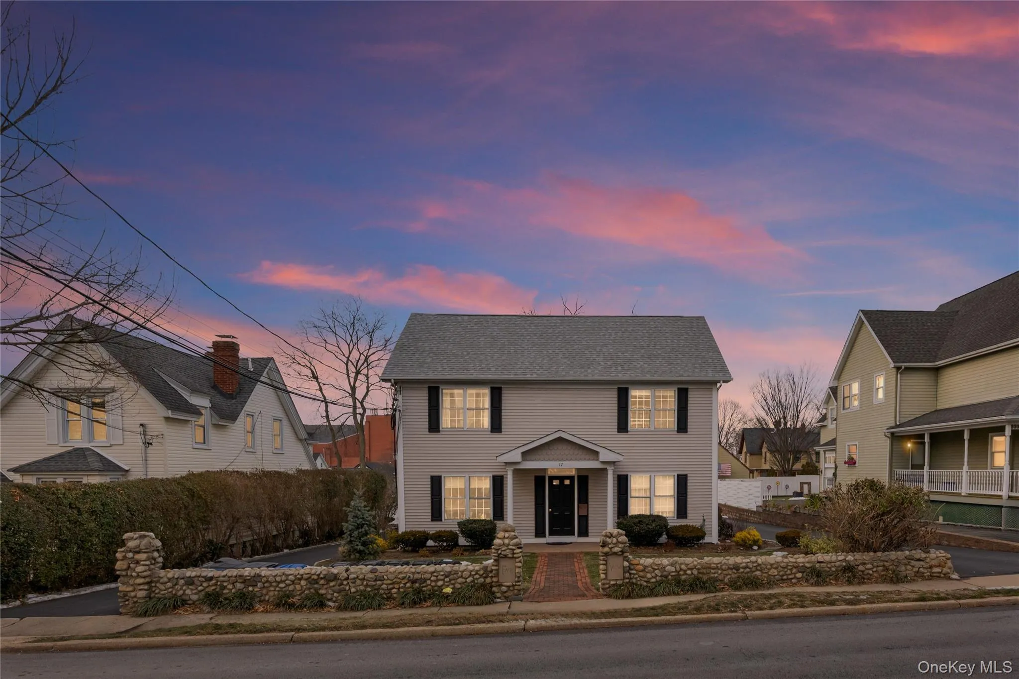 View of colonial-style house View of colonial-style house