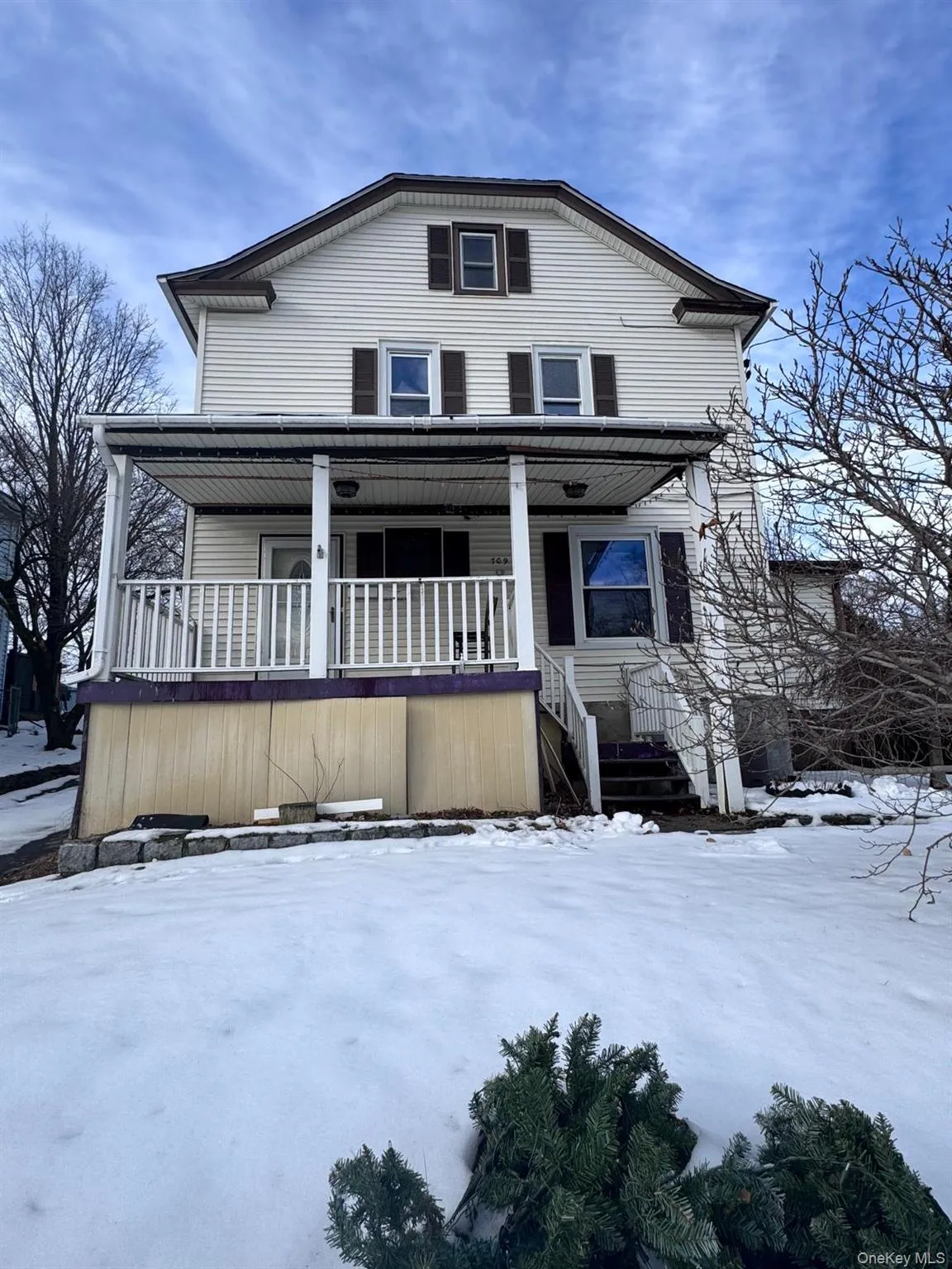 View of front of home featuring covered porch View of front of home featuring covered porch