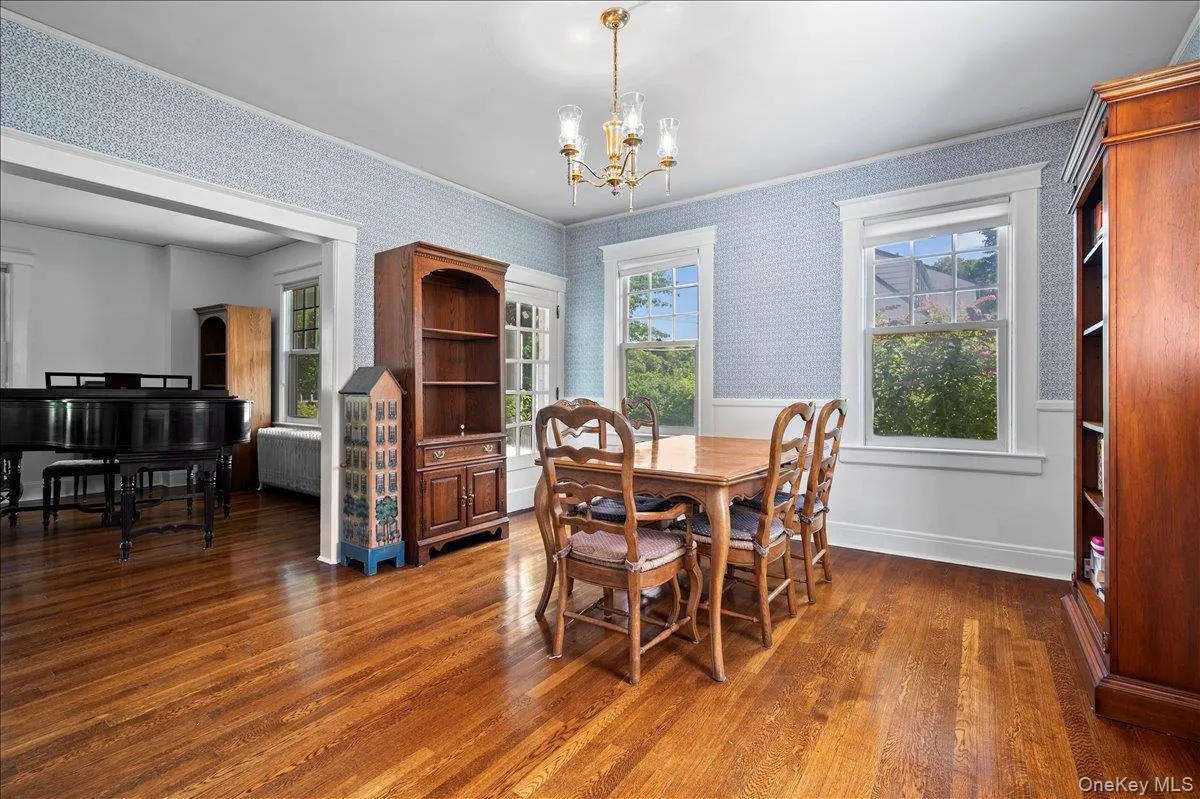 Formal dining room and door to wrap around porch Formal dining room and door to wrap around porch