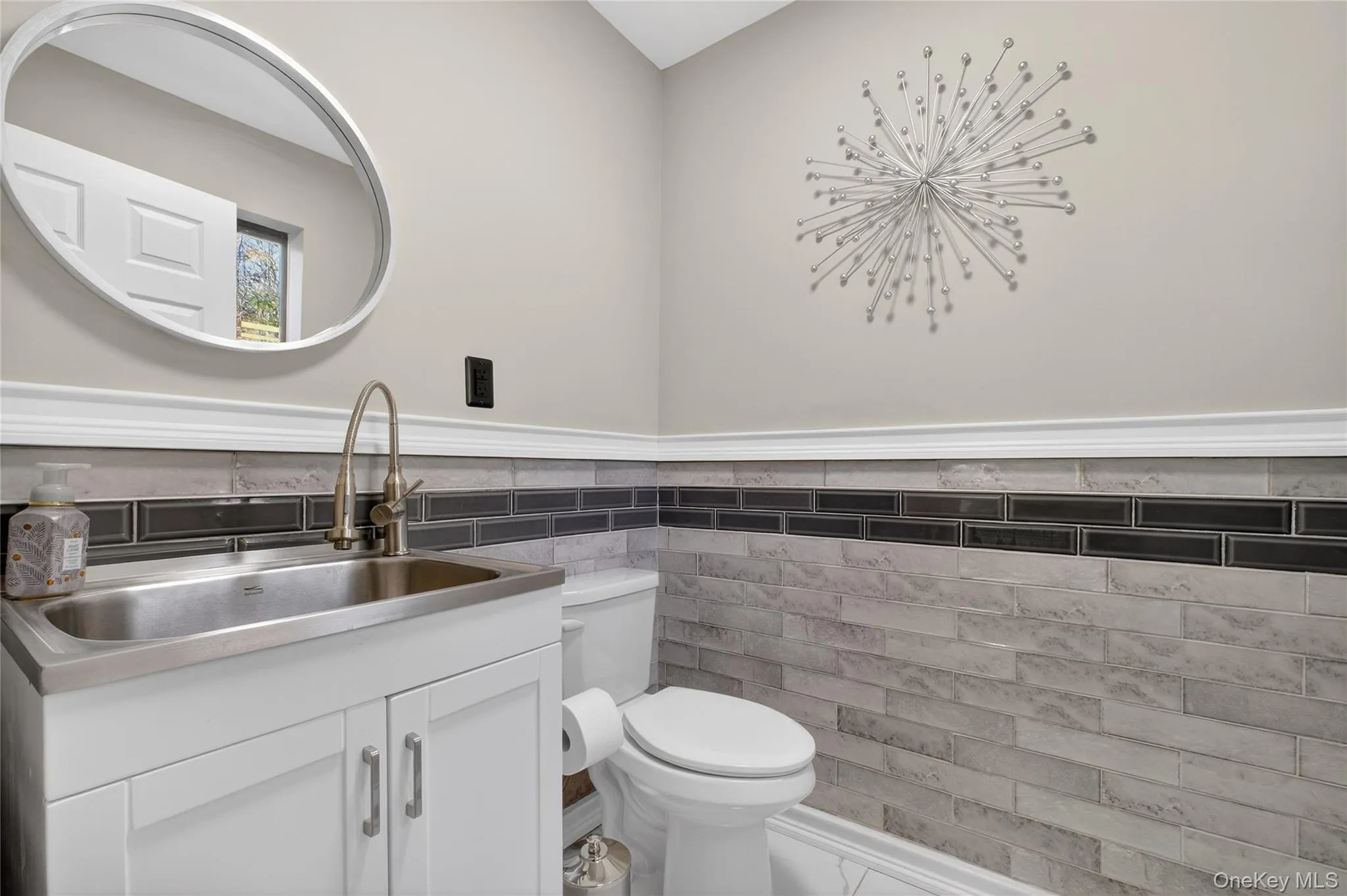 Half bath on lower level Half bath on lower level