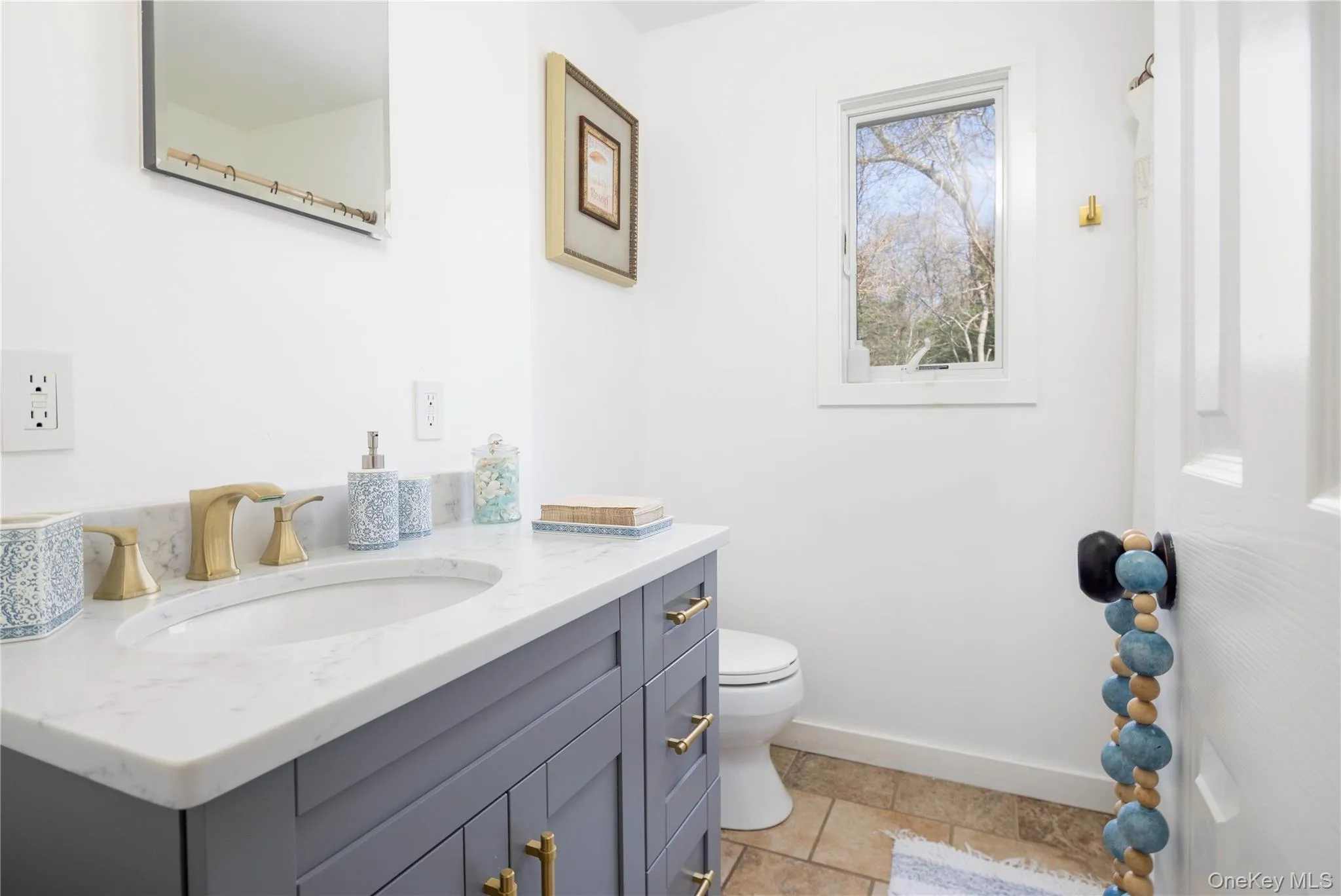 Bathroom with vanity and toilet Bathroom with vanity and toilet
