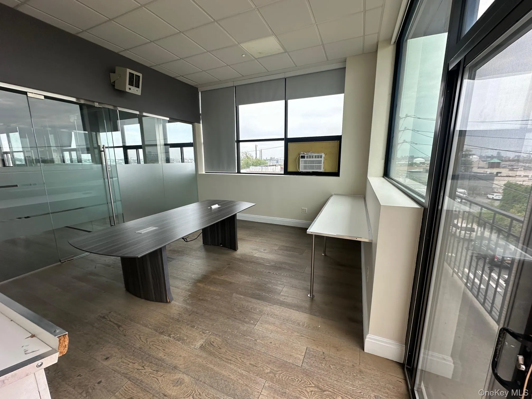 Unfurnished office featuring a paneled ceiling Unfurnished office featuring a paneled ceiling