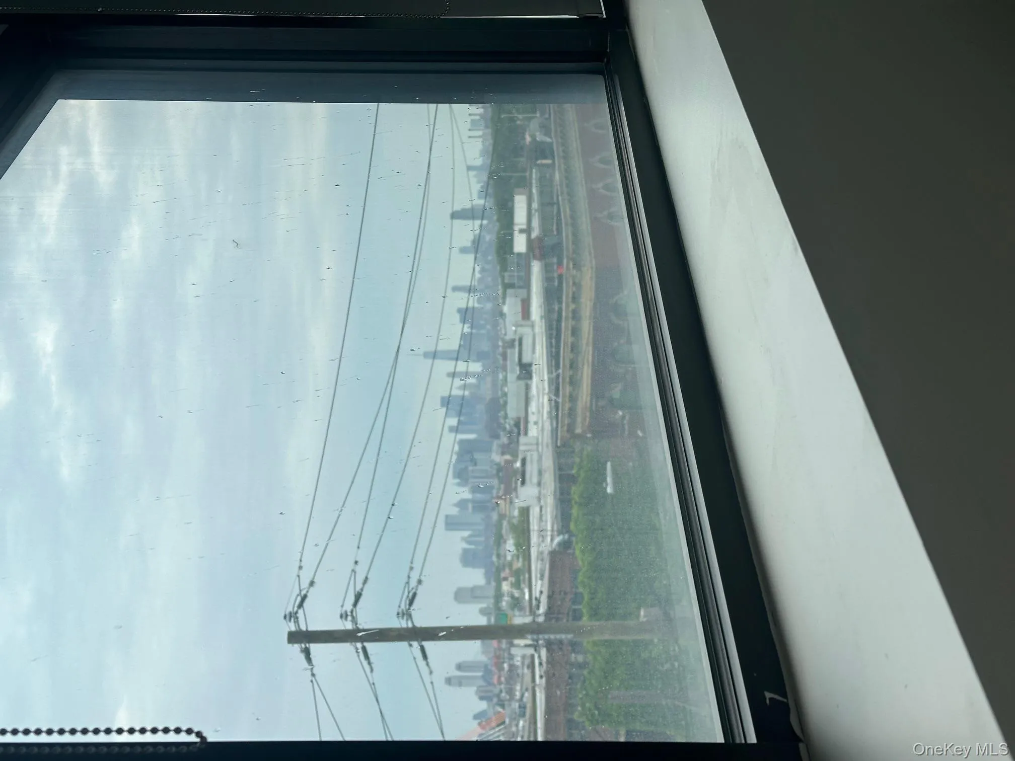 Water view with city skyline Water view with city skyline