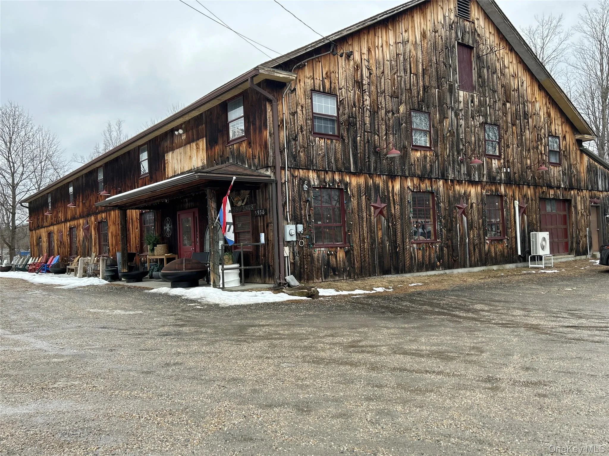 View of side of structure and parking area View of side of structure and parking area