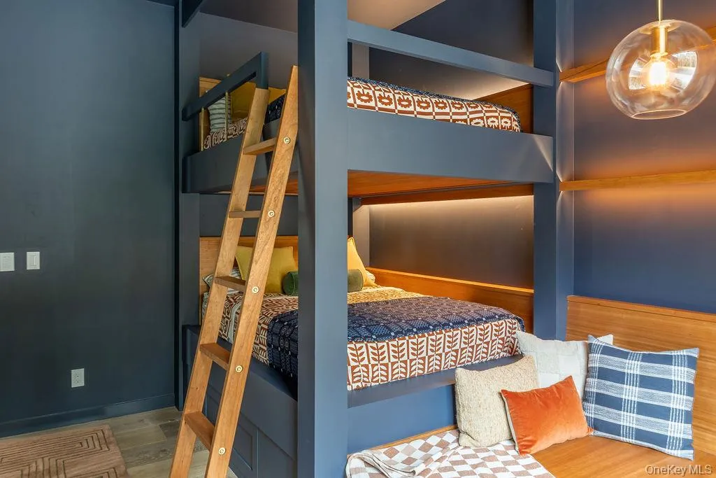 Bedroom with wood finished floors Bedroom with wood finished floors