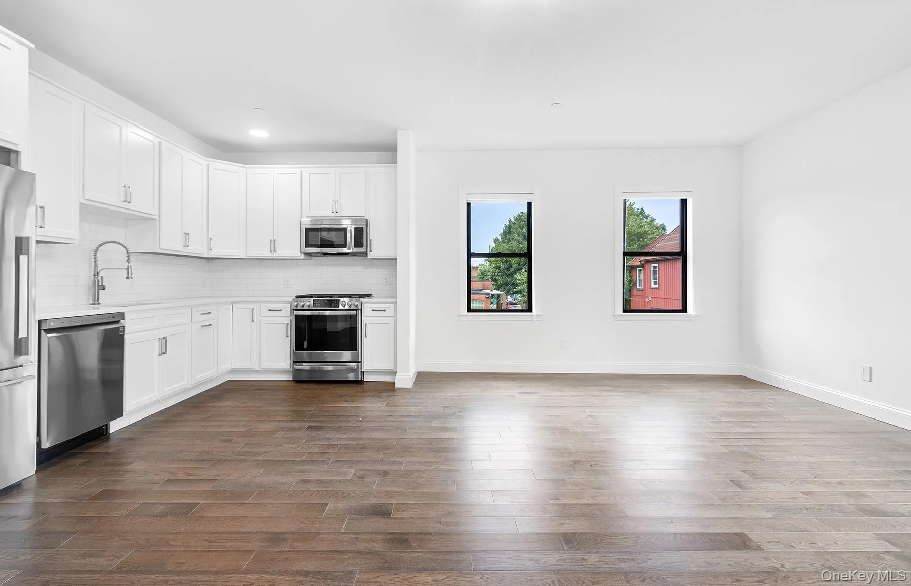 Kitchen + Living Room Kitchen + Living Room