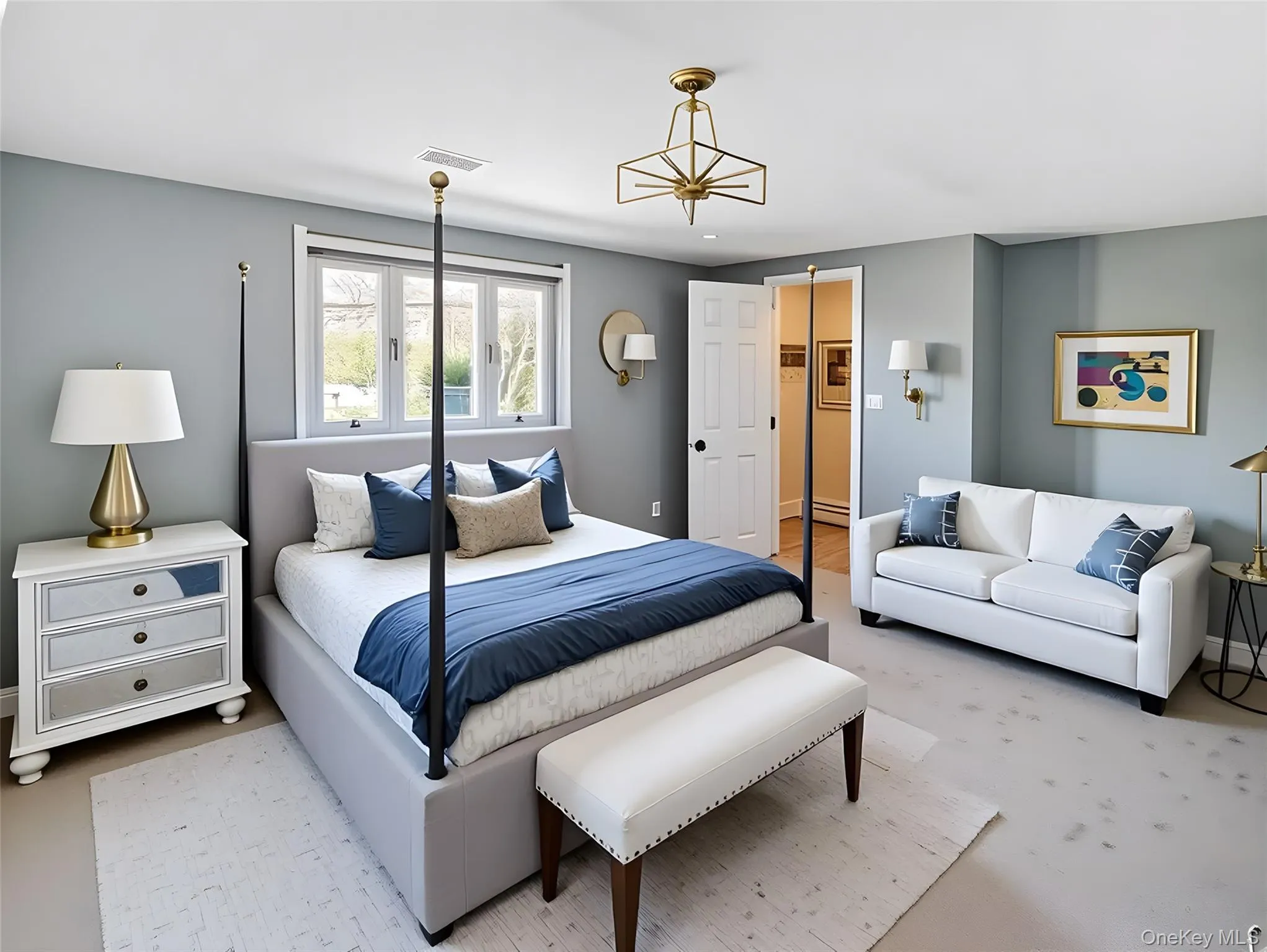 Bedroom with baseboards Bedroom with baseboards