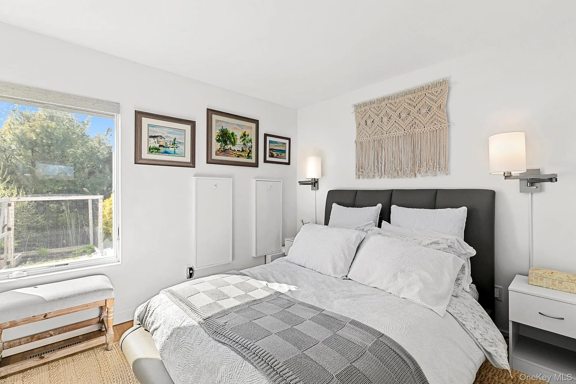Bedroom with wood finished floors Bedroom with wood finished floors