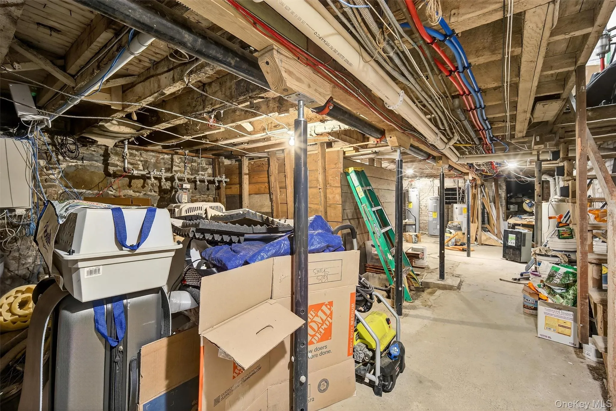 View of unfinished below grade area View of unfinished below grade area