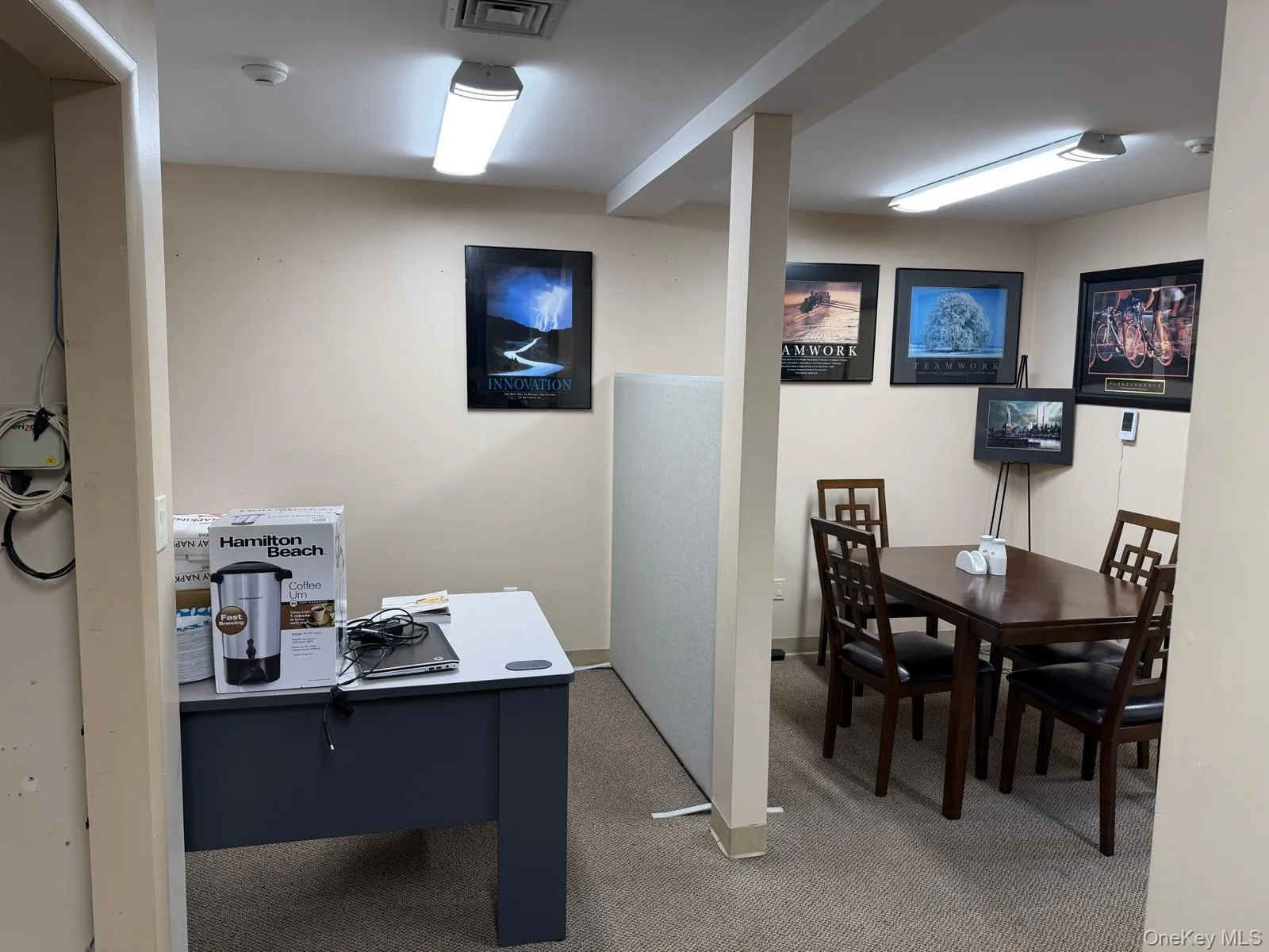 Office featuring carpet Office featuring carpet