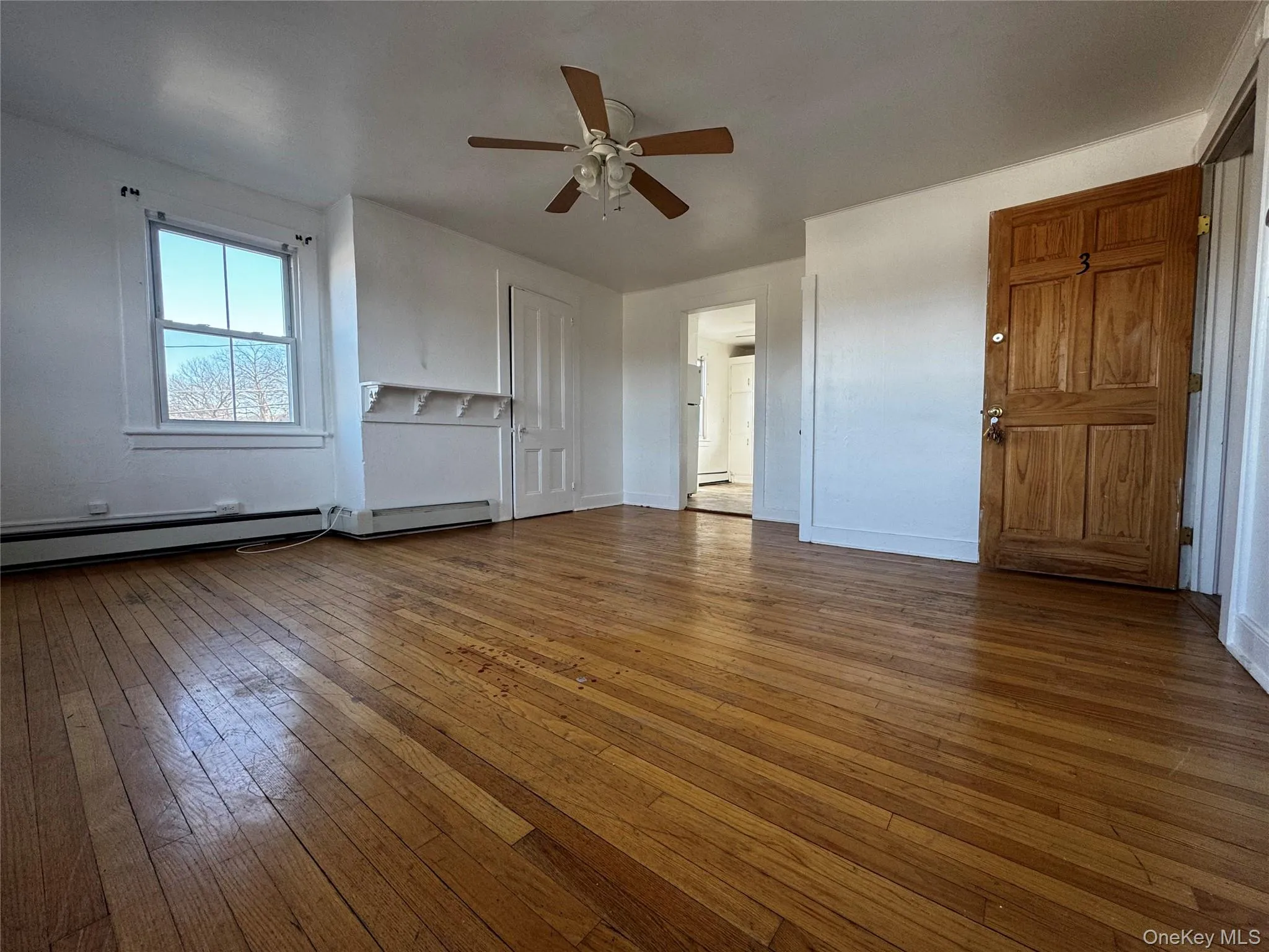 Living room with hardwood floors Living room with hardwood floors