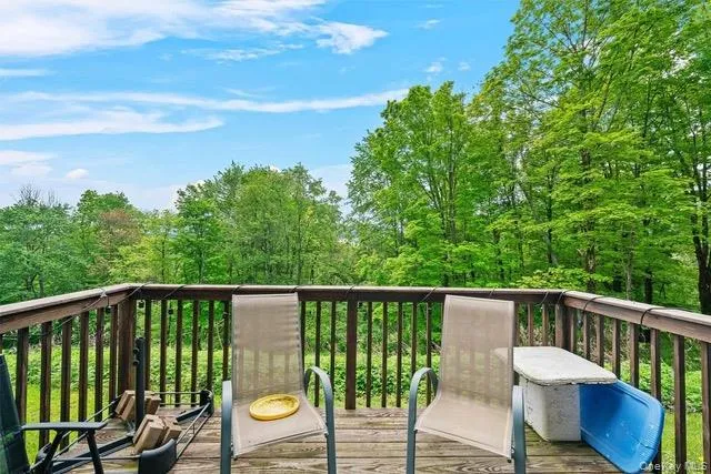 View of wooden deck View of wooden deck