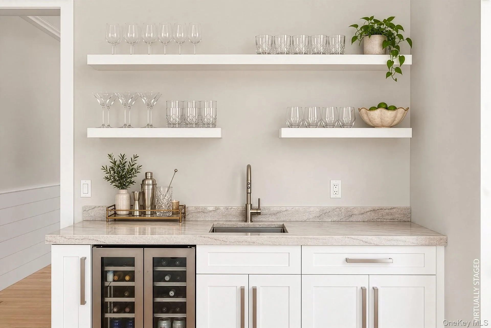 Staged Wet Bar