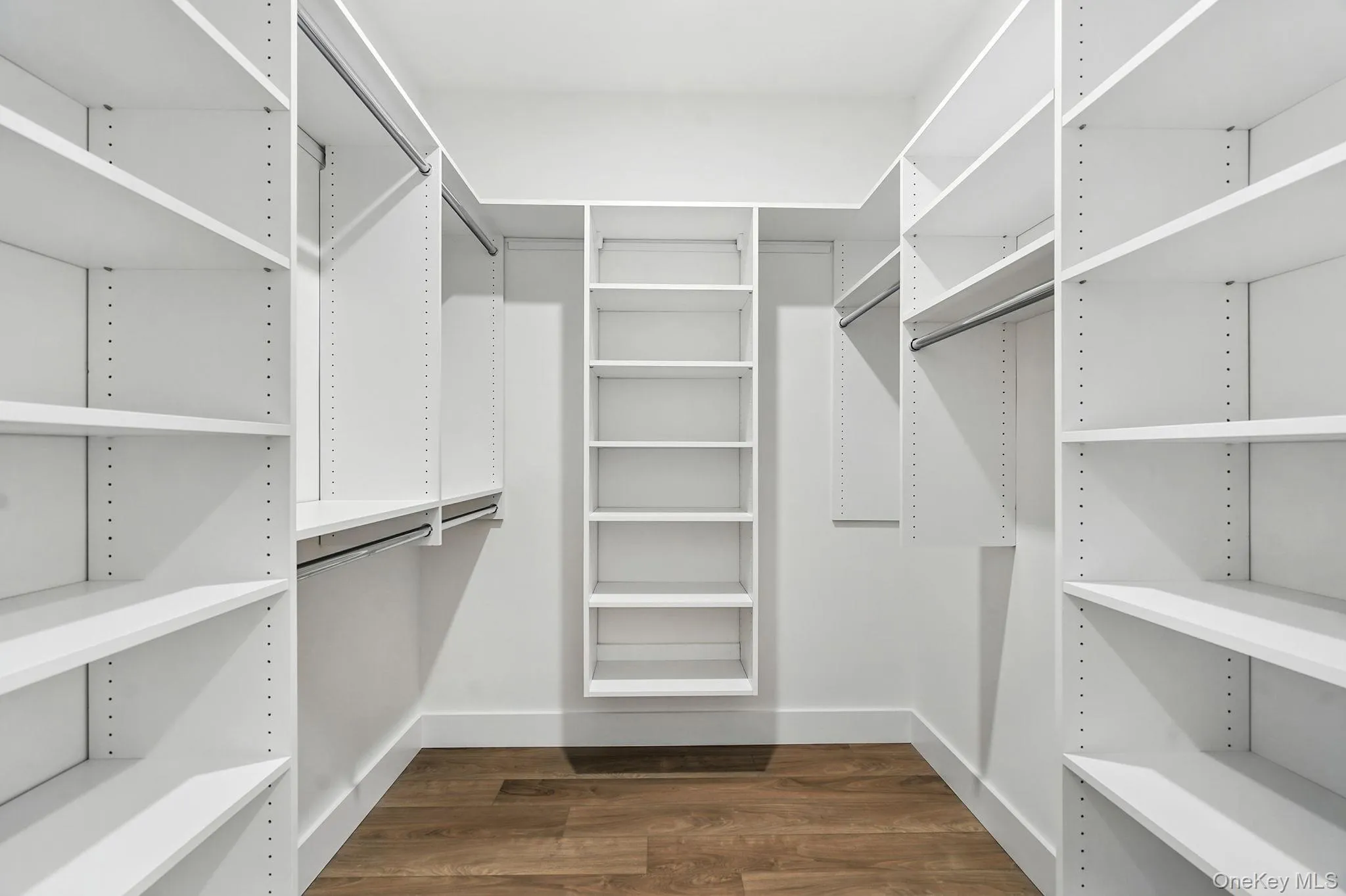 Spacious walk in closet Spacious walk in closet