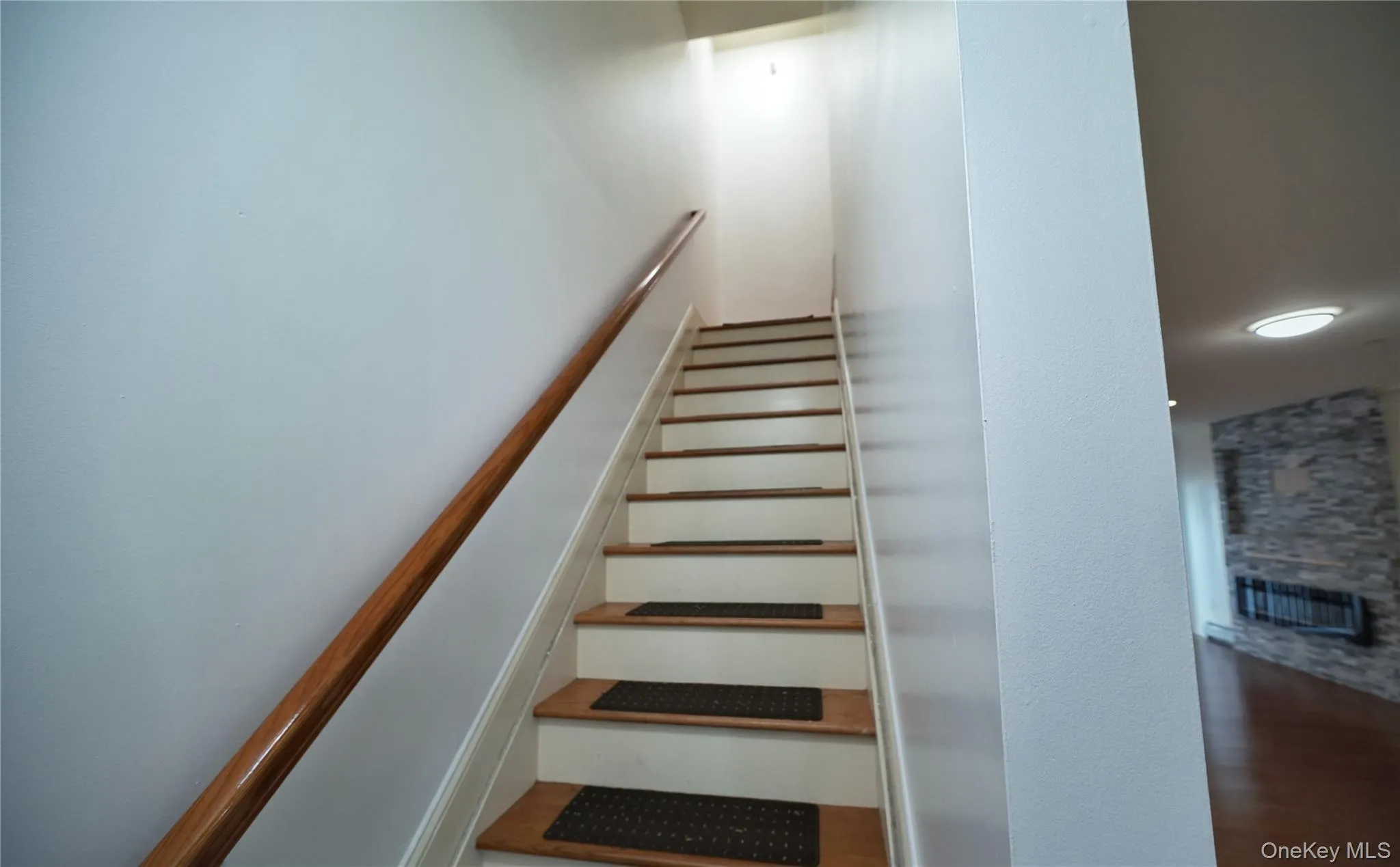 Stairway to bedrooms. Stairway to bedrooms.