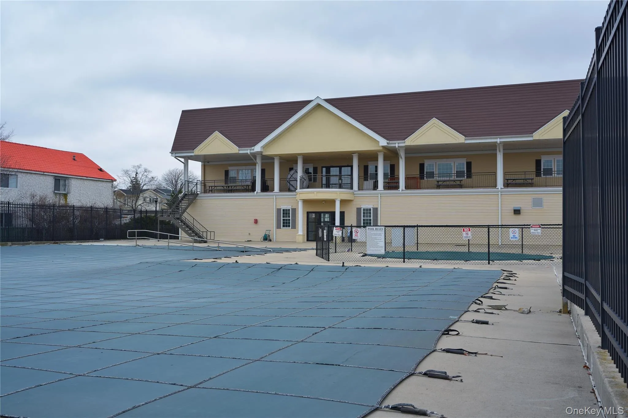 Community clubhouse featuring outdoor Olympic sized swimming pool. Community clubhouse featuring outdoor Olympic sized swimming pool.