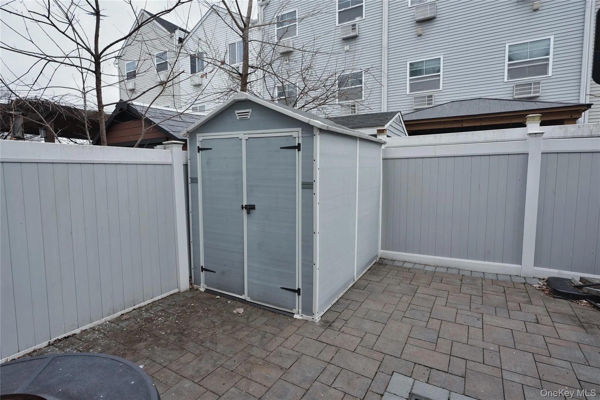 Storage shed. Storage shed.