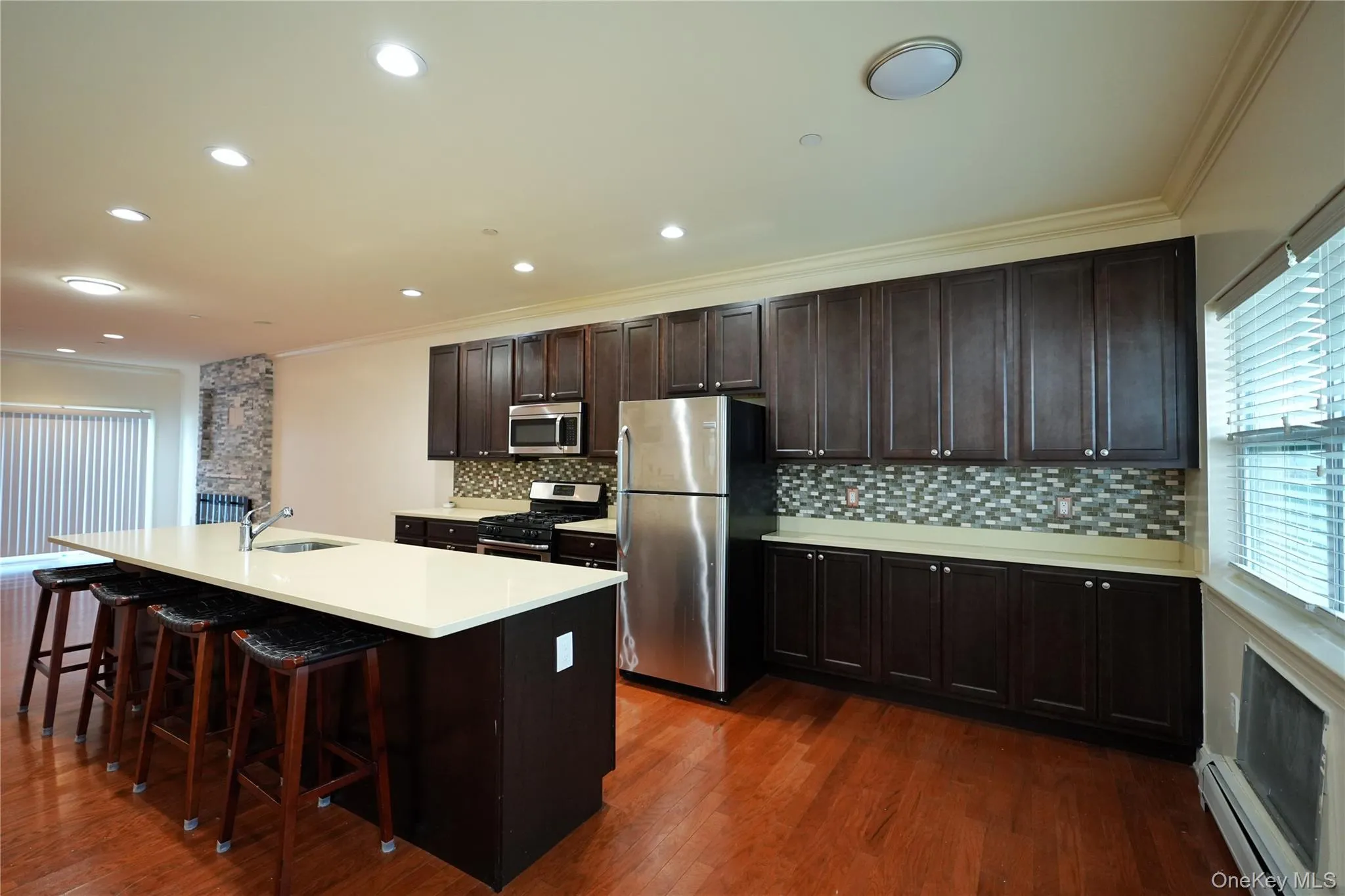 Ample cabinets for storage and lots of counter space Ample cabinets for storage and lots of counter space