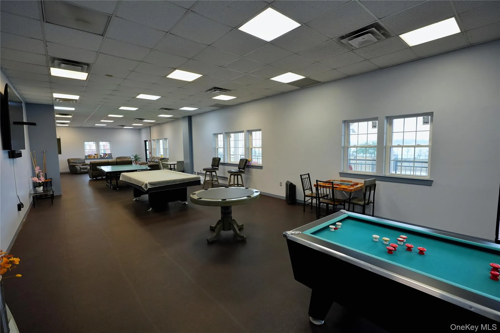 Clubhouse recreation room. Clubhouse recreation room.