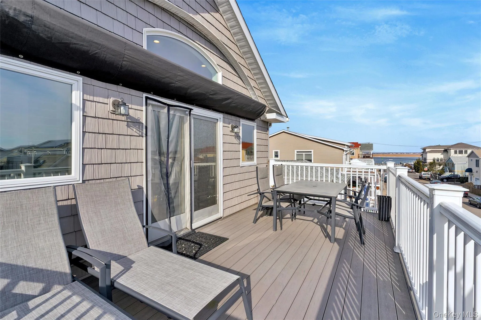 Deck featuring outdoor dining space Deck featuring outdoor dining space