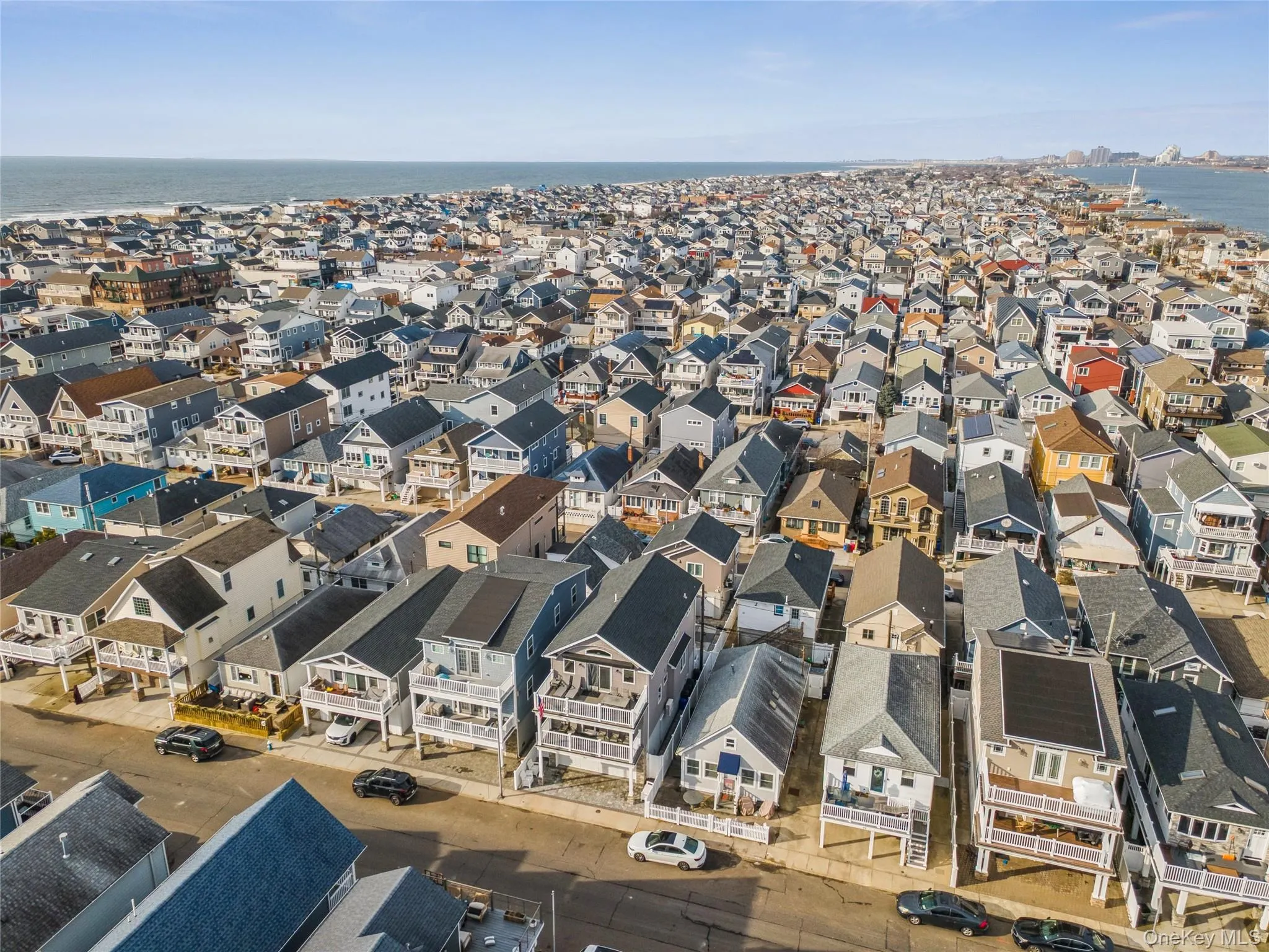 Aerial view of residential area Aerial view of residential area