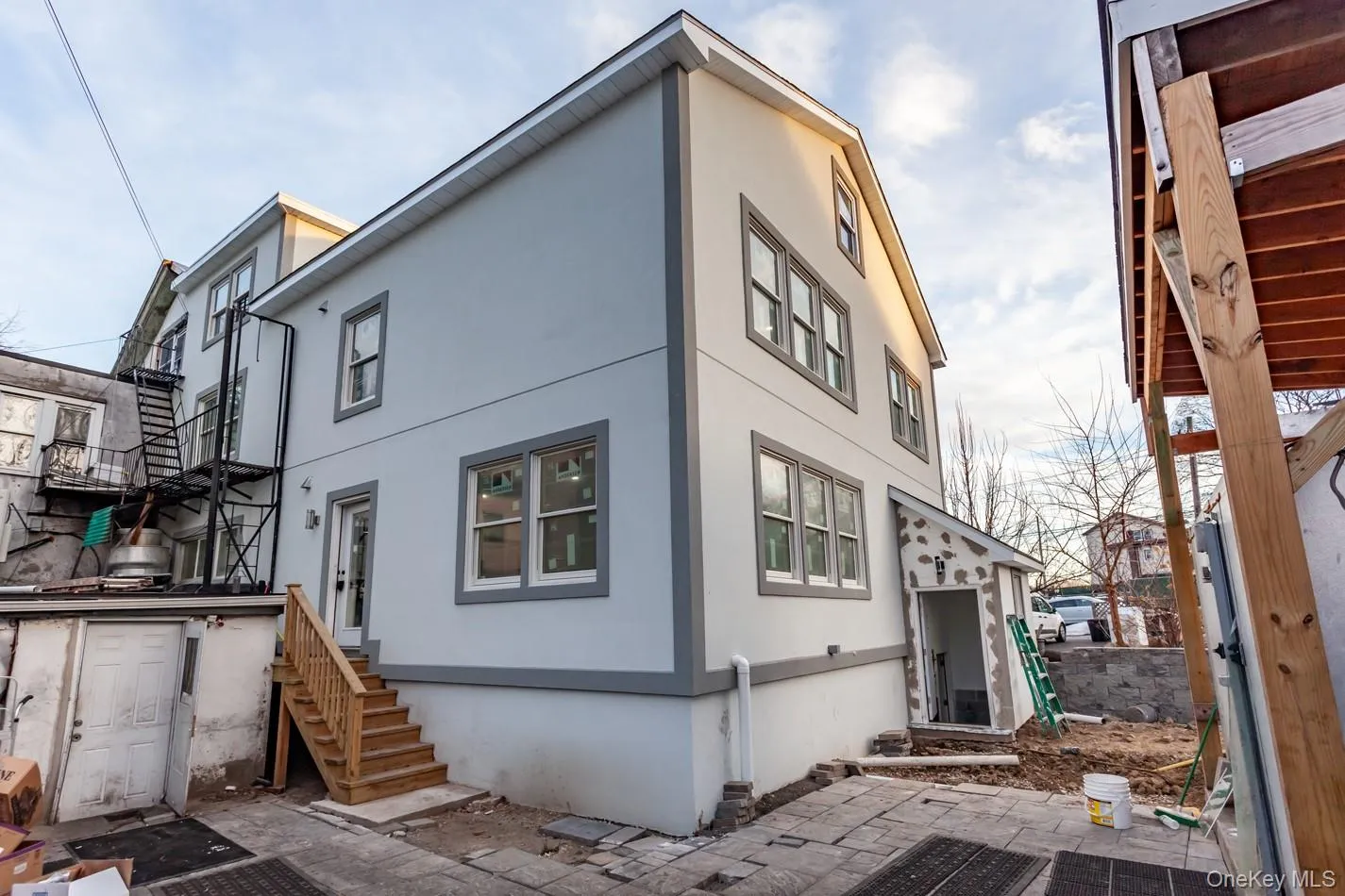 With patio for first floor apartment With patio for first floor apartment