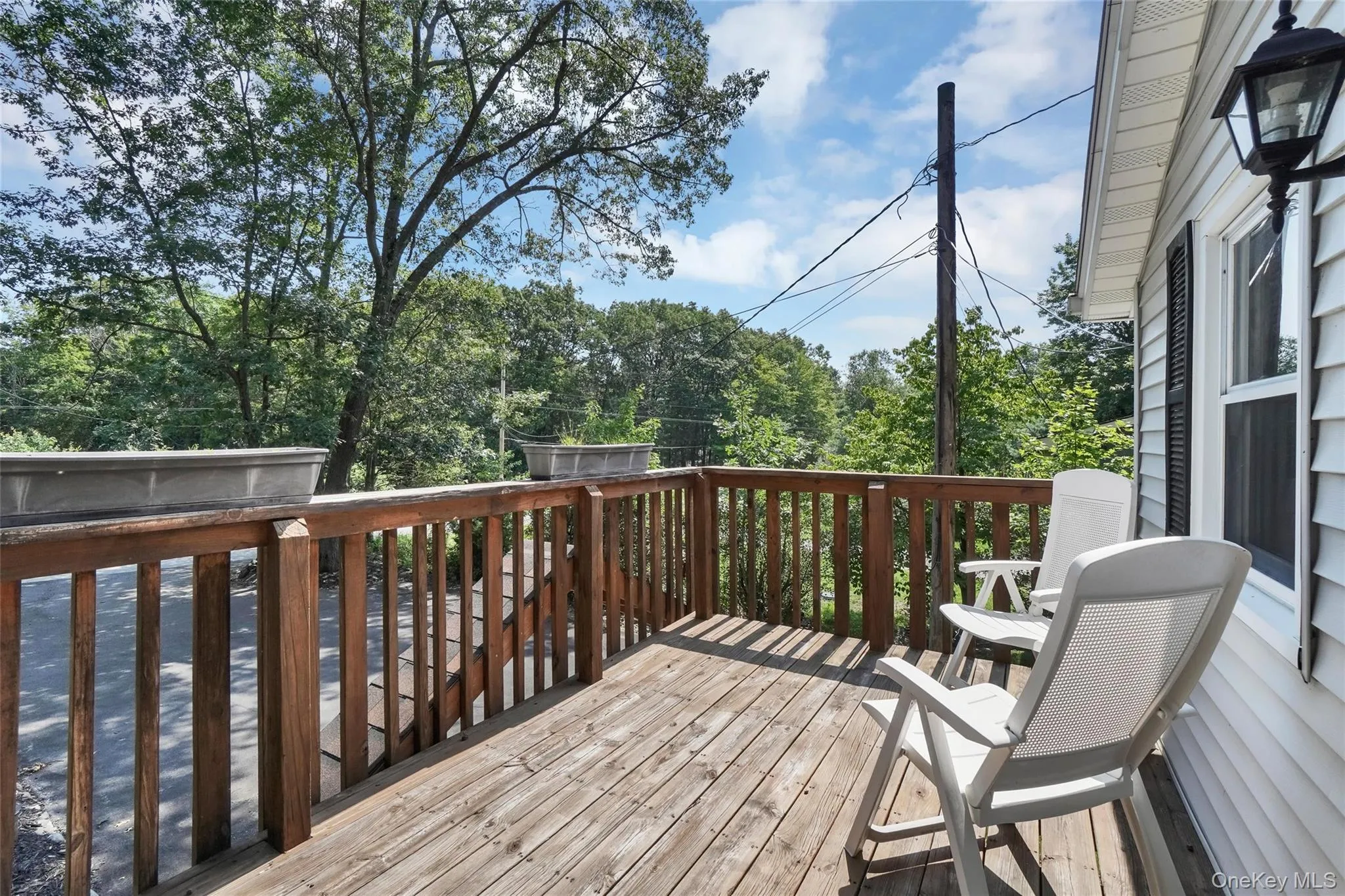 View of wooden deck View of wooden deck