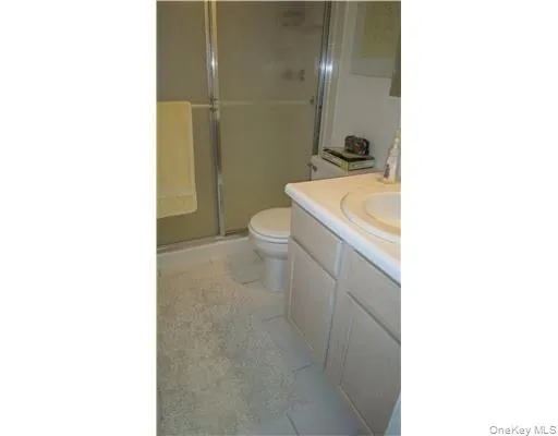 Primary shower stall bathroom (virtually staged) Primary shower stall bathroom (virtually staged)