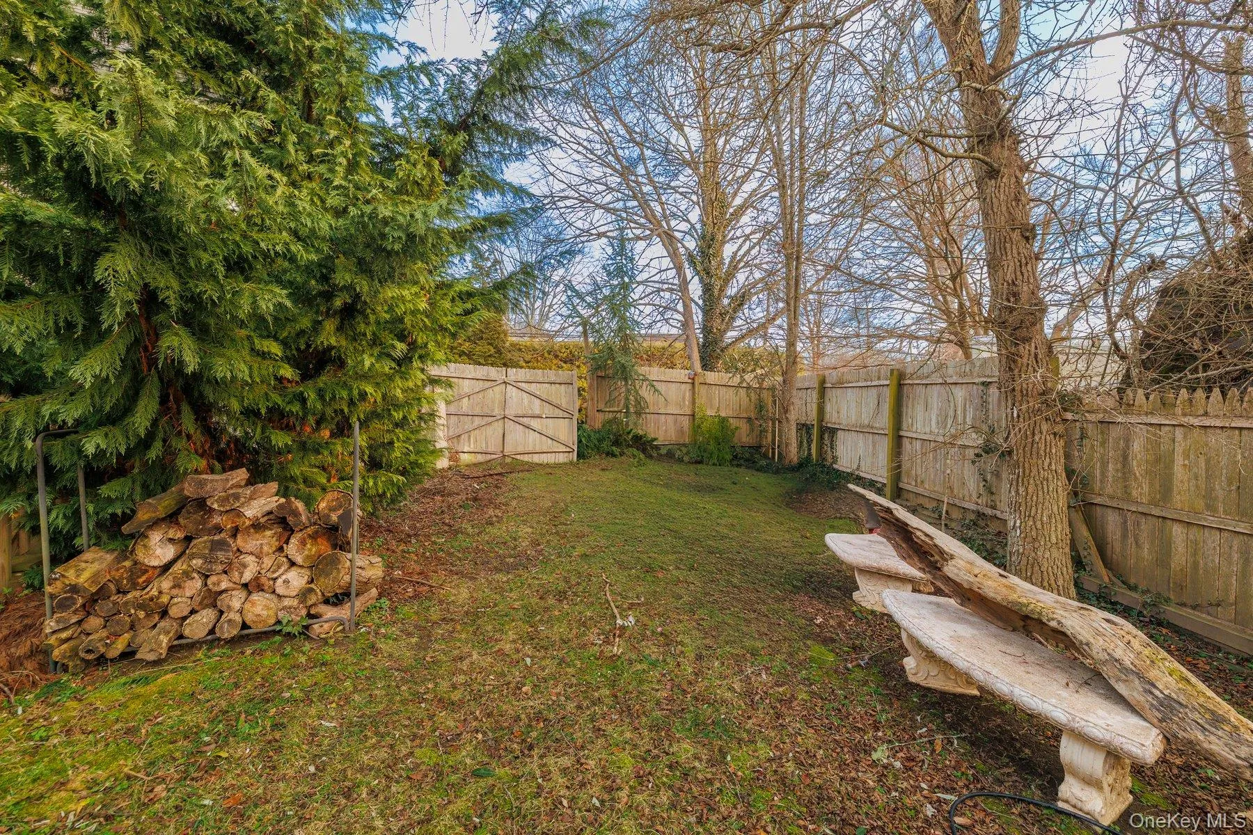 View of fenced backyard View of fenced backyard