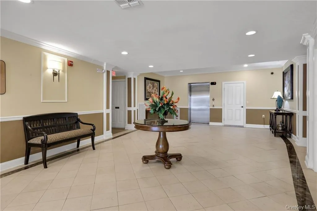 Community lobby with recessed lighting Community lobby with recessed lighting
