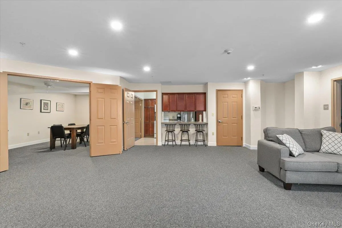 Common room with kitchen for parties/gatherings. Common room with kitchen for parties/gatherings.