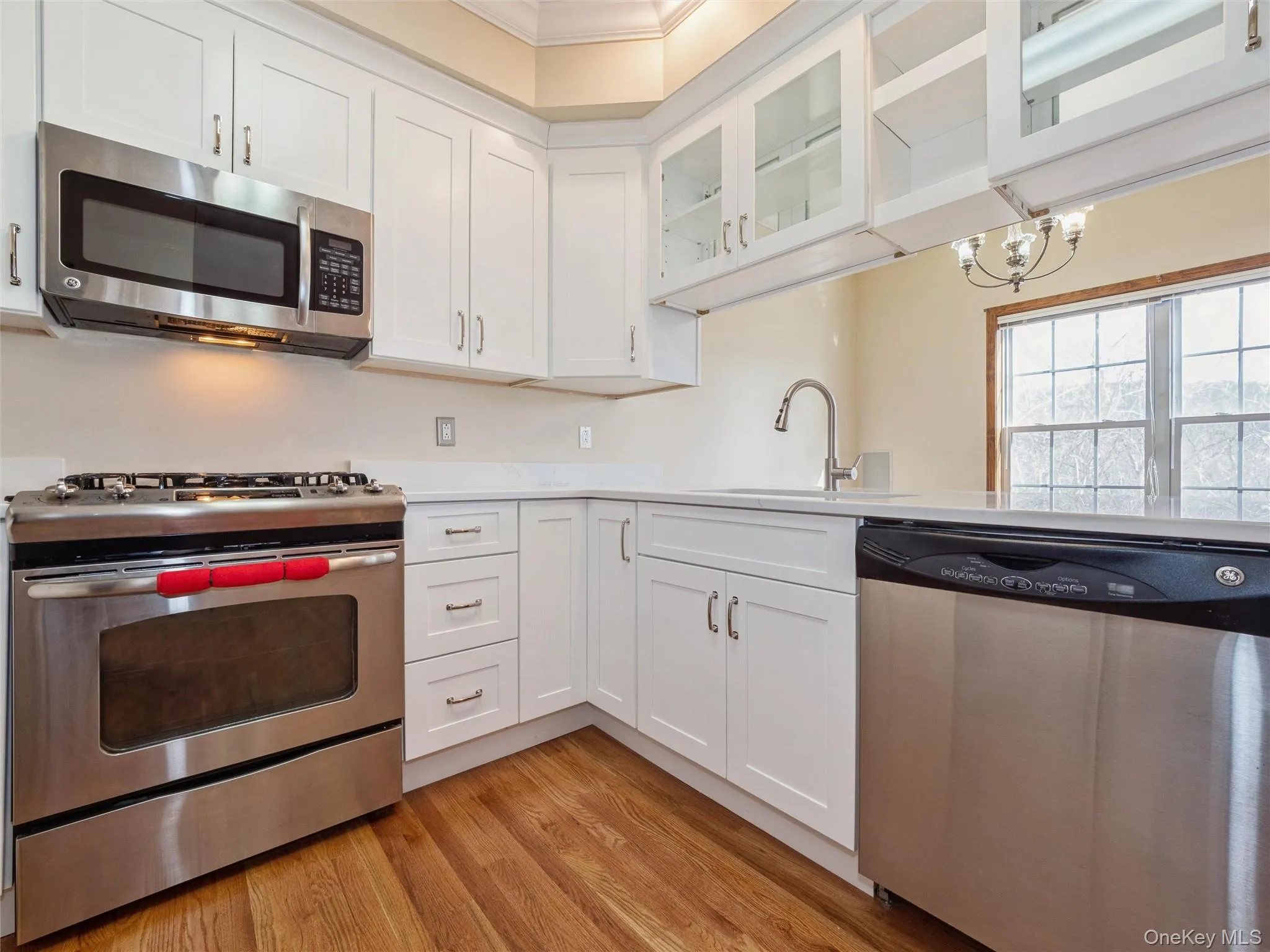 Lots of new kitchen cabinets, marble counters, lazy susans Lots of new kitchen cabinets, marble counters, lazy susans