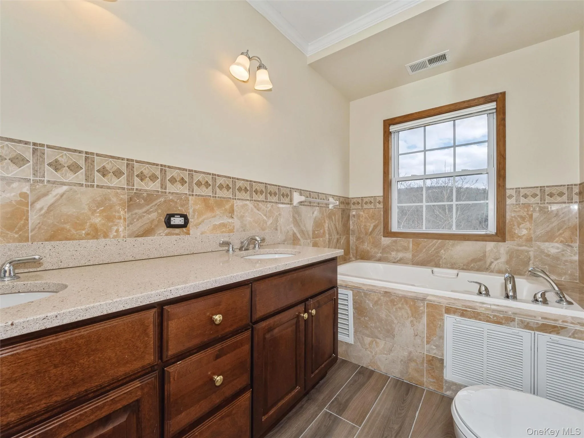 Primary Bath with double sink Primary Bath with double sink
