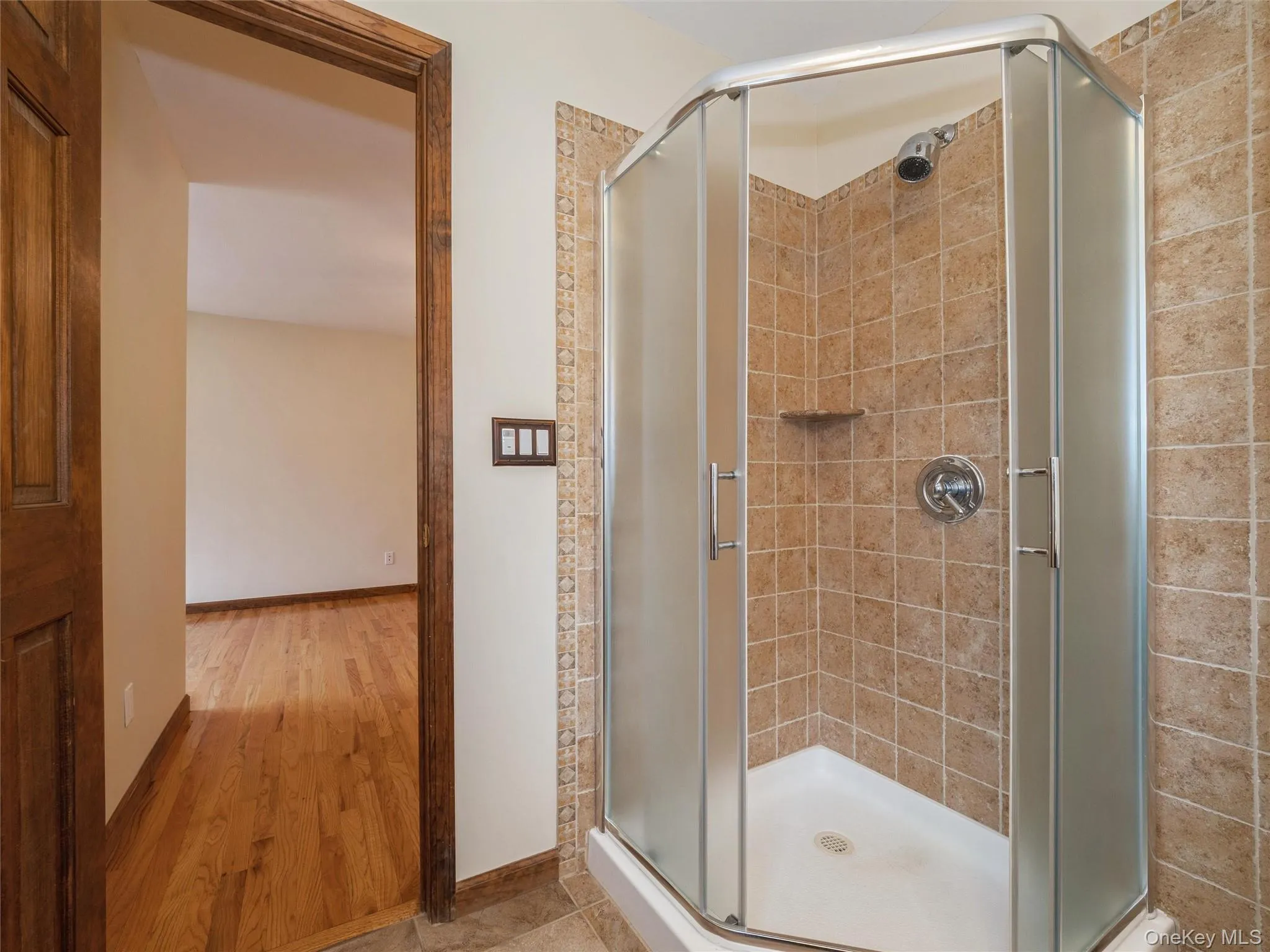 BR#2 nice size walkin tiled shower BR#2 nice size walkin tiled shower